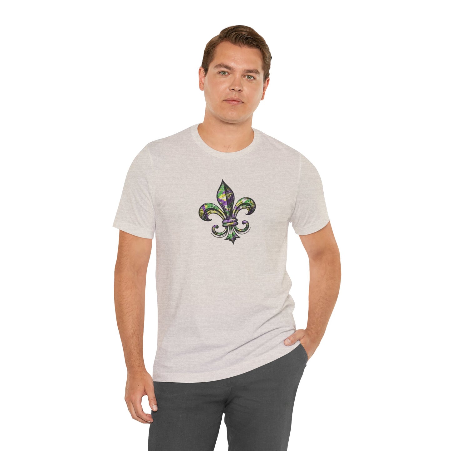 Mardi Gras Fleur-de-lis Cajun T-Shirt