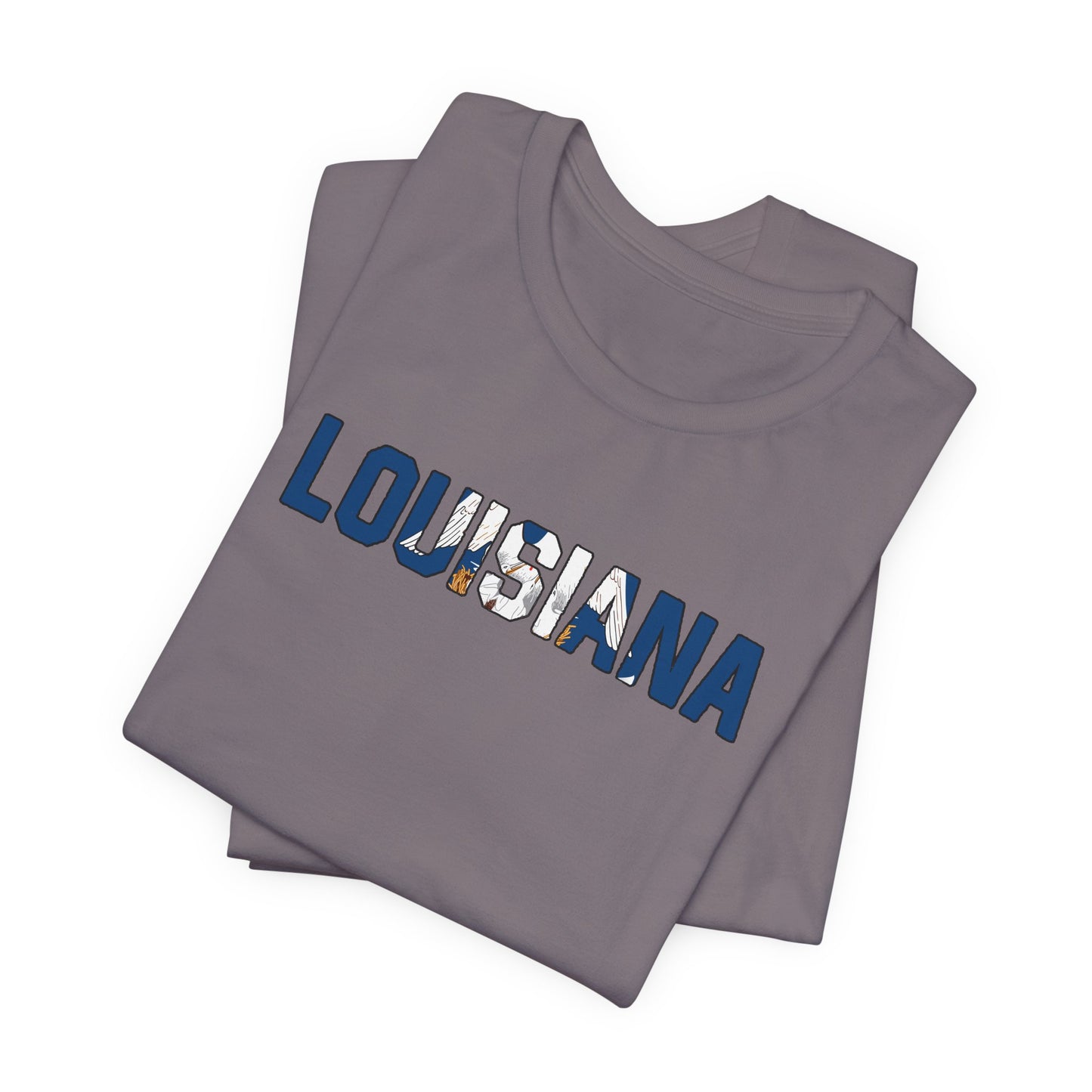 Louisiana with Flag T-Shirt