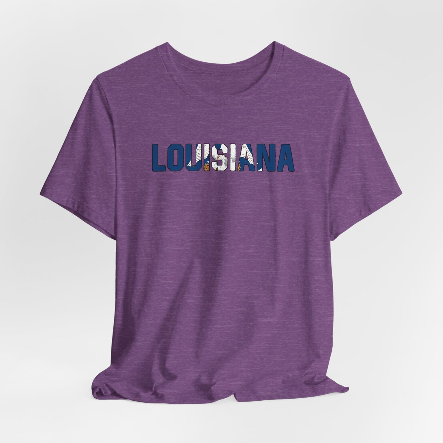 Louisiana with Flag T-Shirt