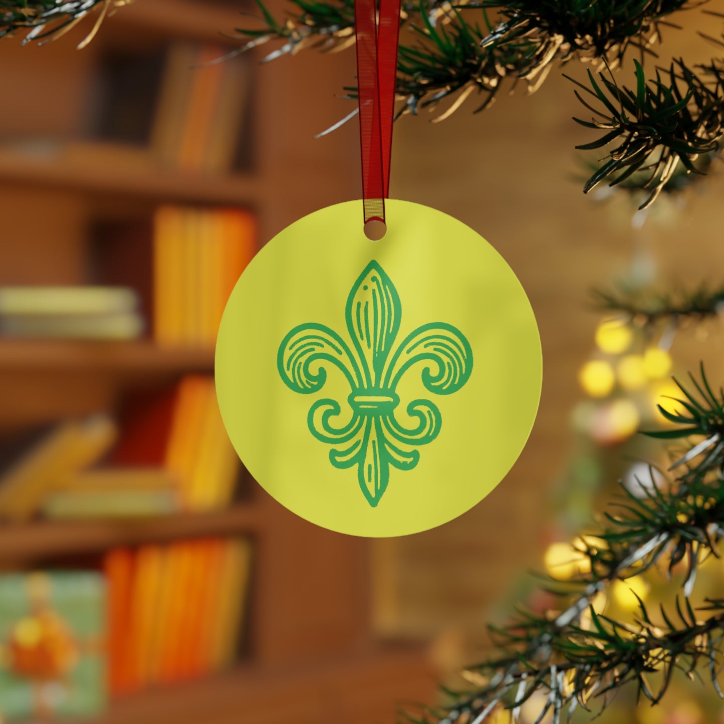 Mardi Gras Fleur-de-lis Ornament
