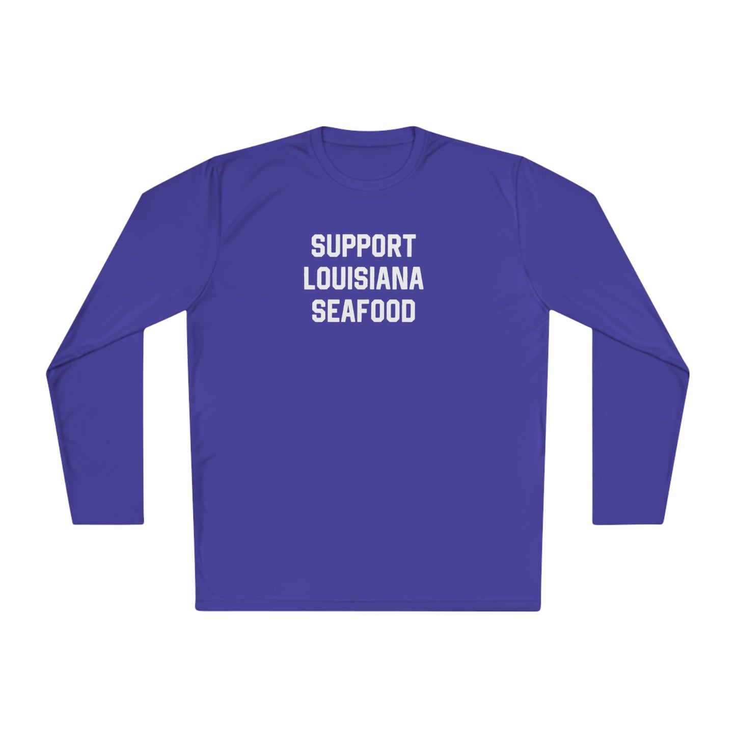 Support Louisiana Seafood Cajun Long Sleeve T-Shirt