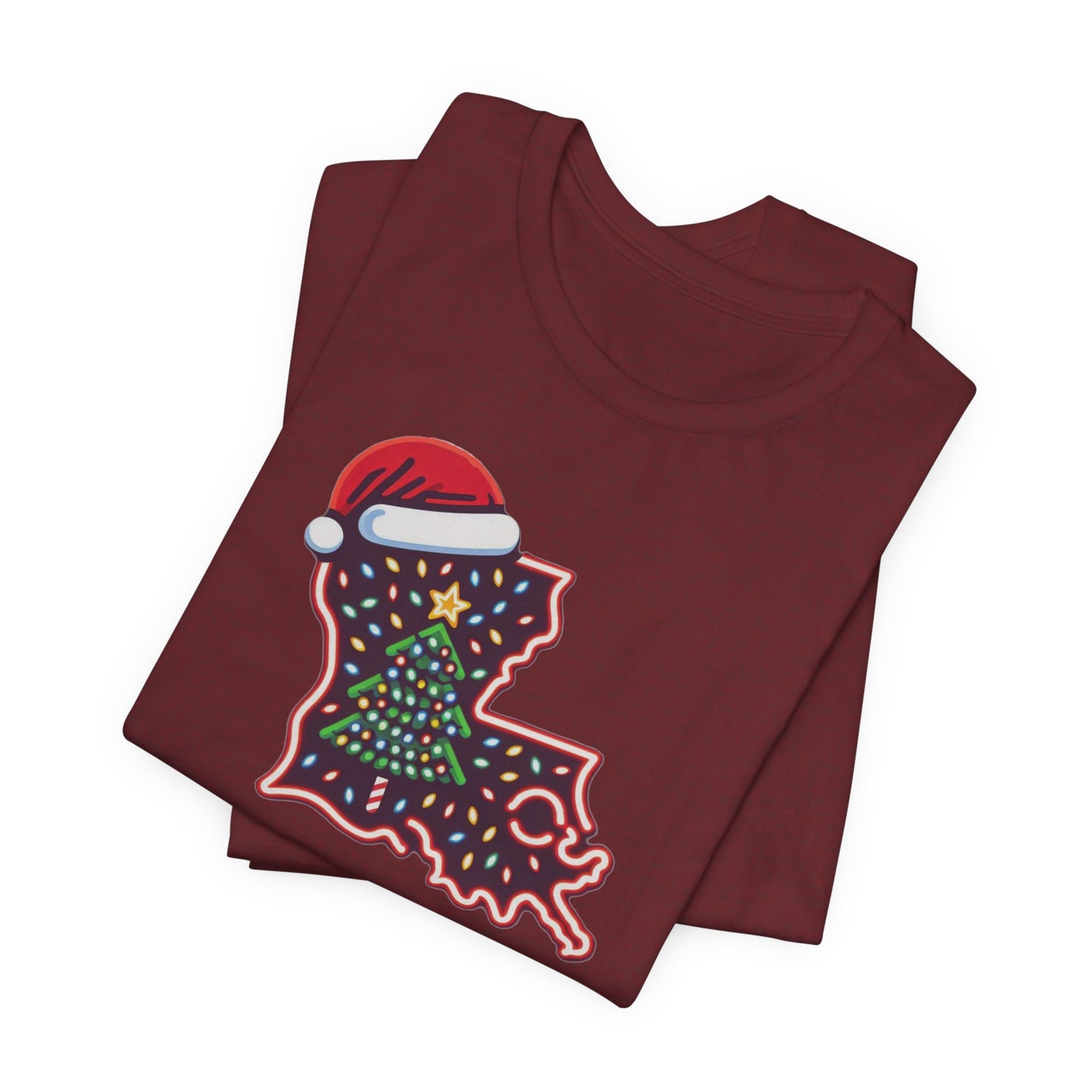 south-of-interstate-10-cajun-store-louisiana-christmas-t-shirt-cajun-christmas-t-shirt