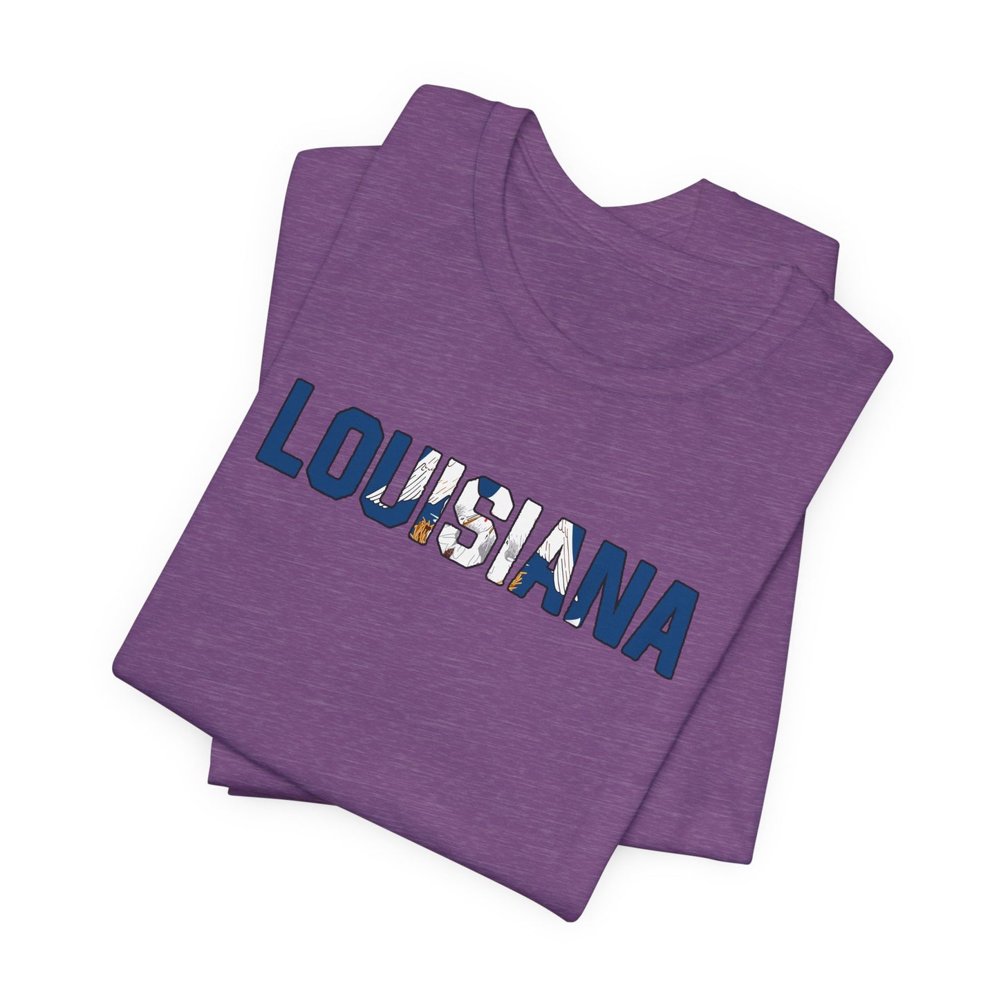 Louisiana with Flag T-Shirt