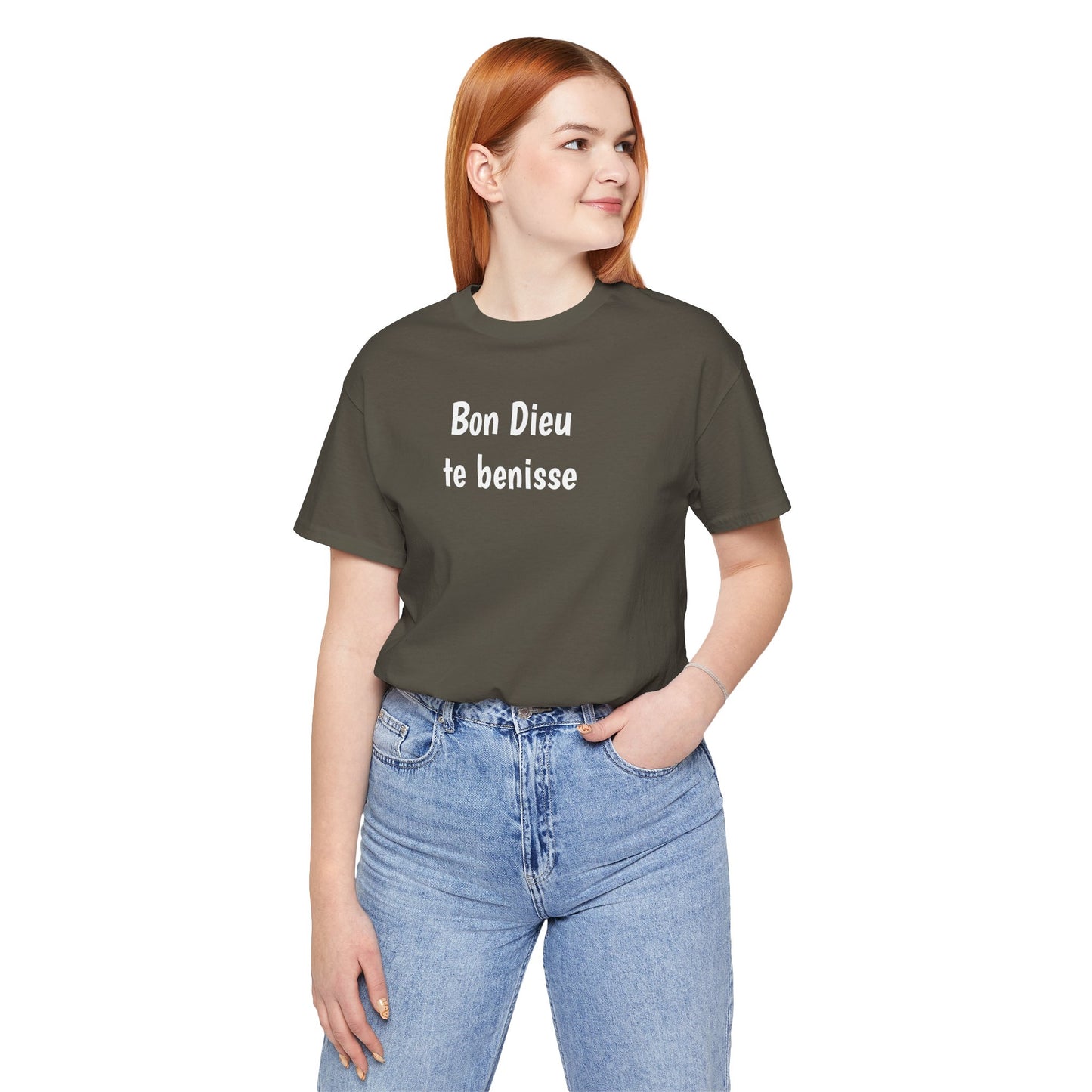 Bon Dieu te benisse Cajun French T-Shirt