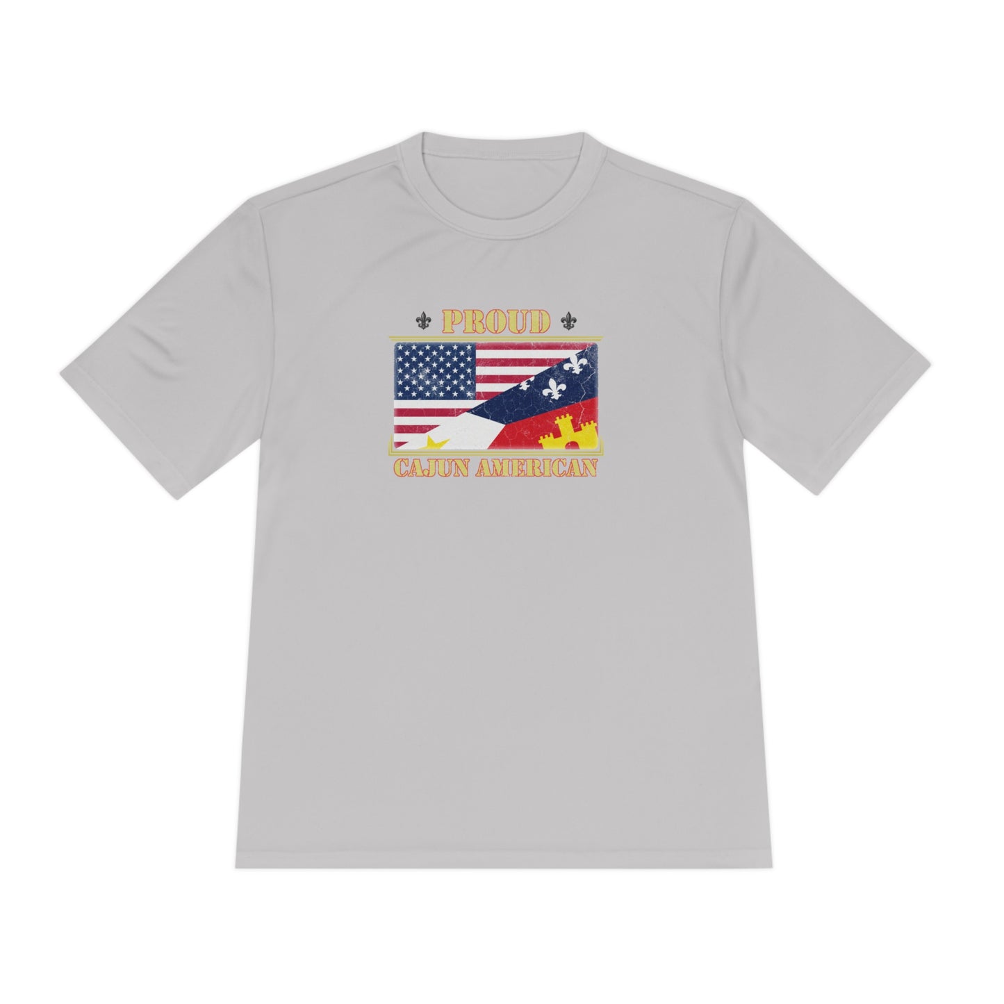 Cajun-American Proud Dry Fit T-Shirt