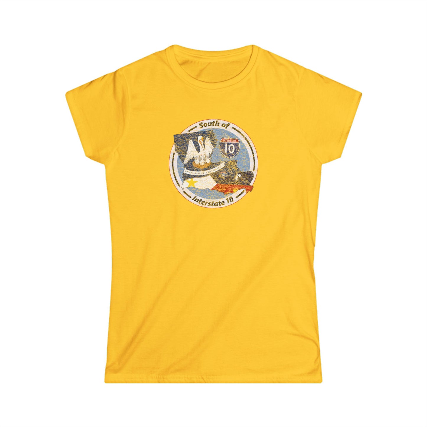 Women's South of Interstate 10 Cajun T-Shirt