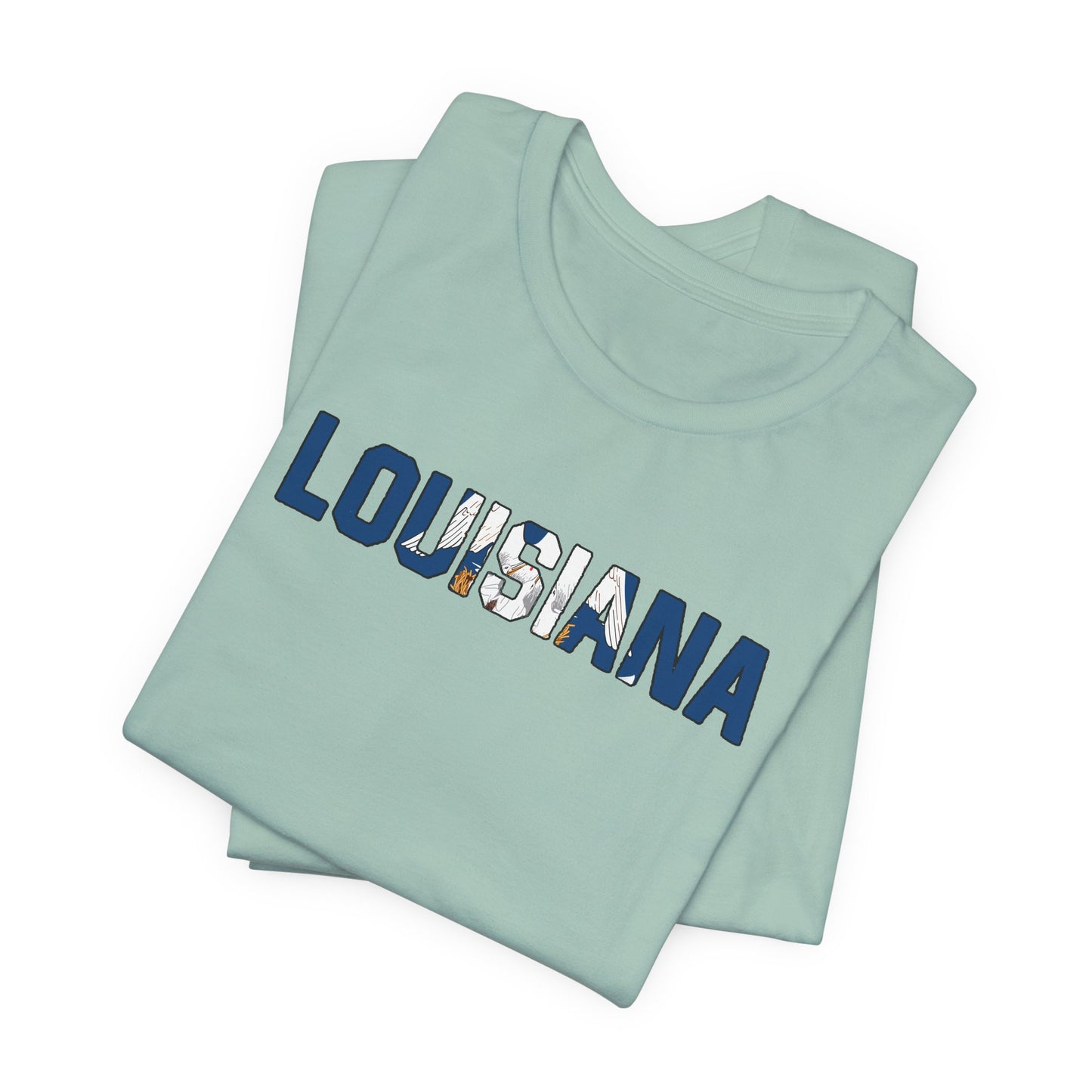south-of-interstate-10-cajun-store-louisiana-with-flag-t-shirt