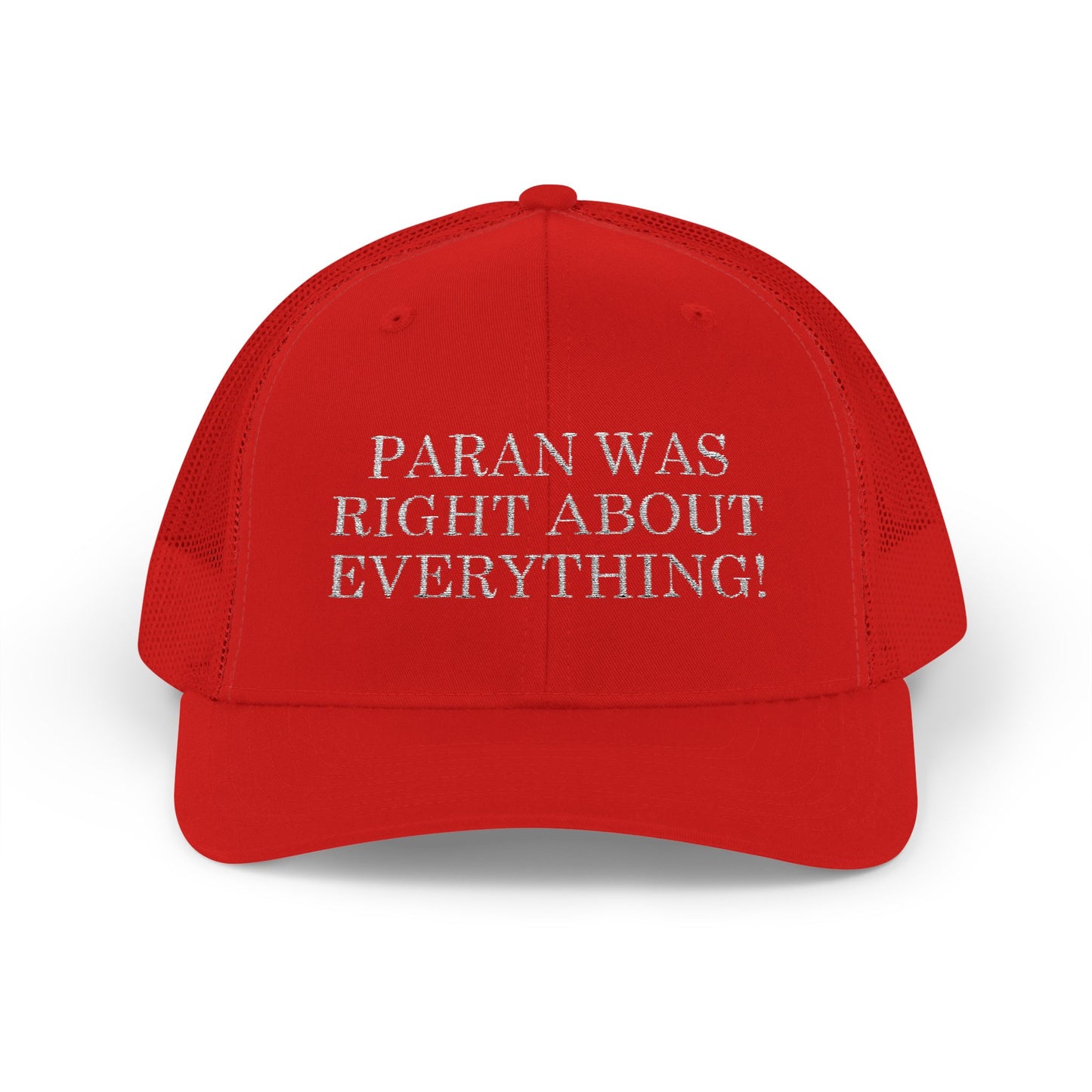 Paran Was Right About Everything! Hat