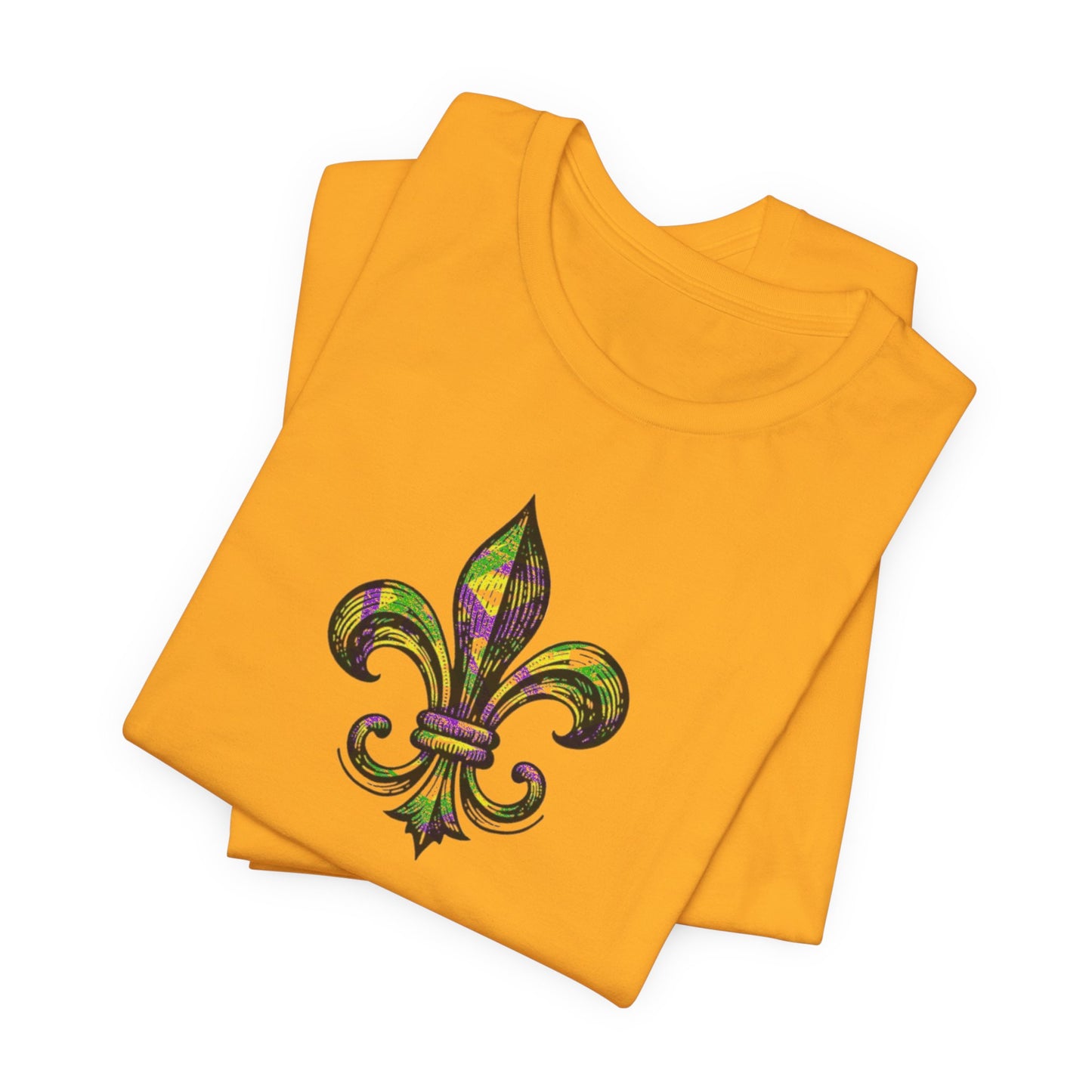 Mardi Gras Fleur-de-lis Cajun T-Shirt