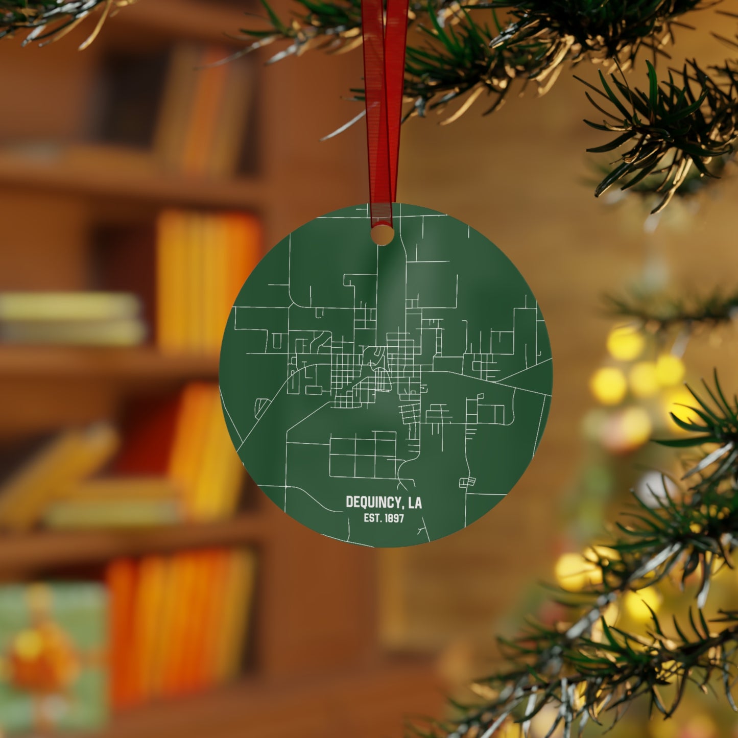 DeQuincy Louisiana Christmas Ornament
