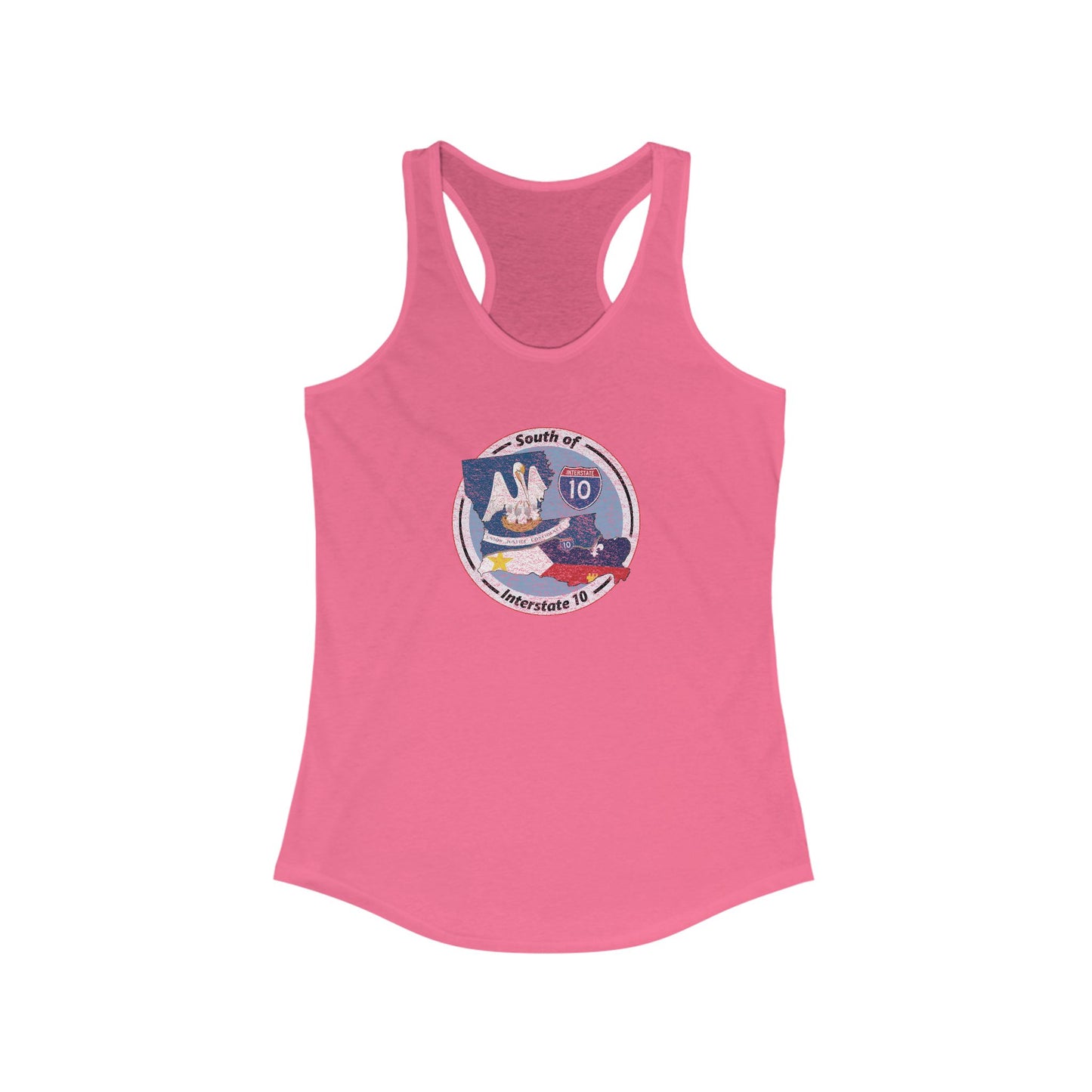 Women's South of Interstate 10 Cajun Tank Top