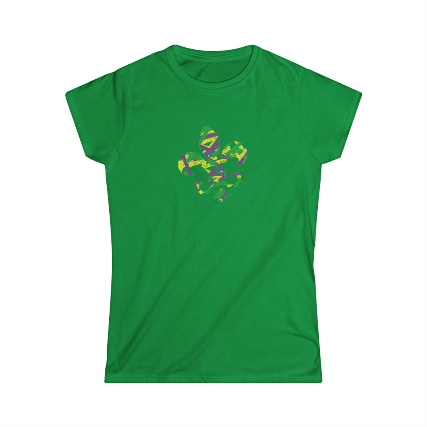 Women's Mardi Gras Fleur-de-Lis Cajun T-Shirt