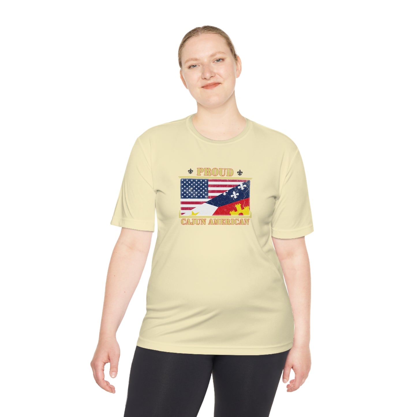 Cajun-American Proud Dry Fit T-Shirt