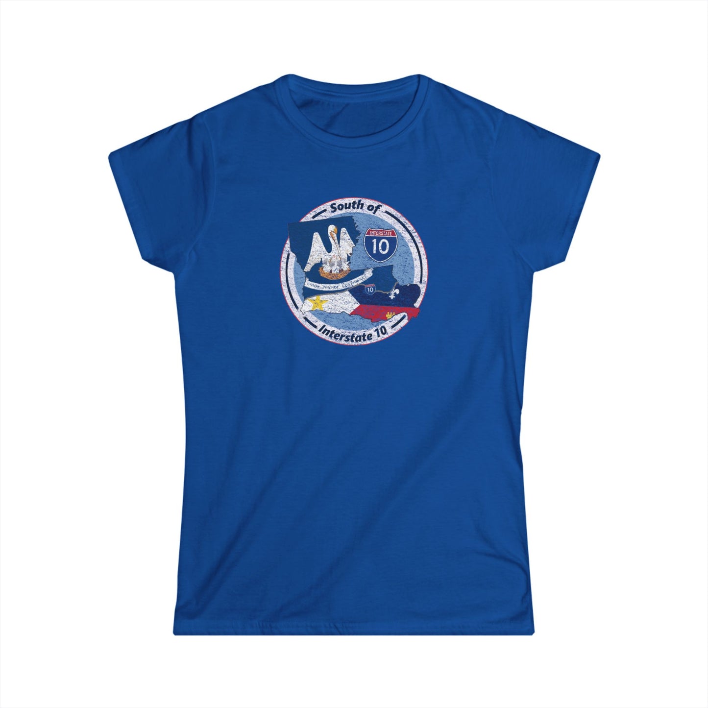 Women's South of Interstate 10 Cajun T-Shirt