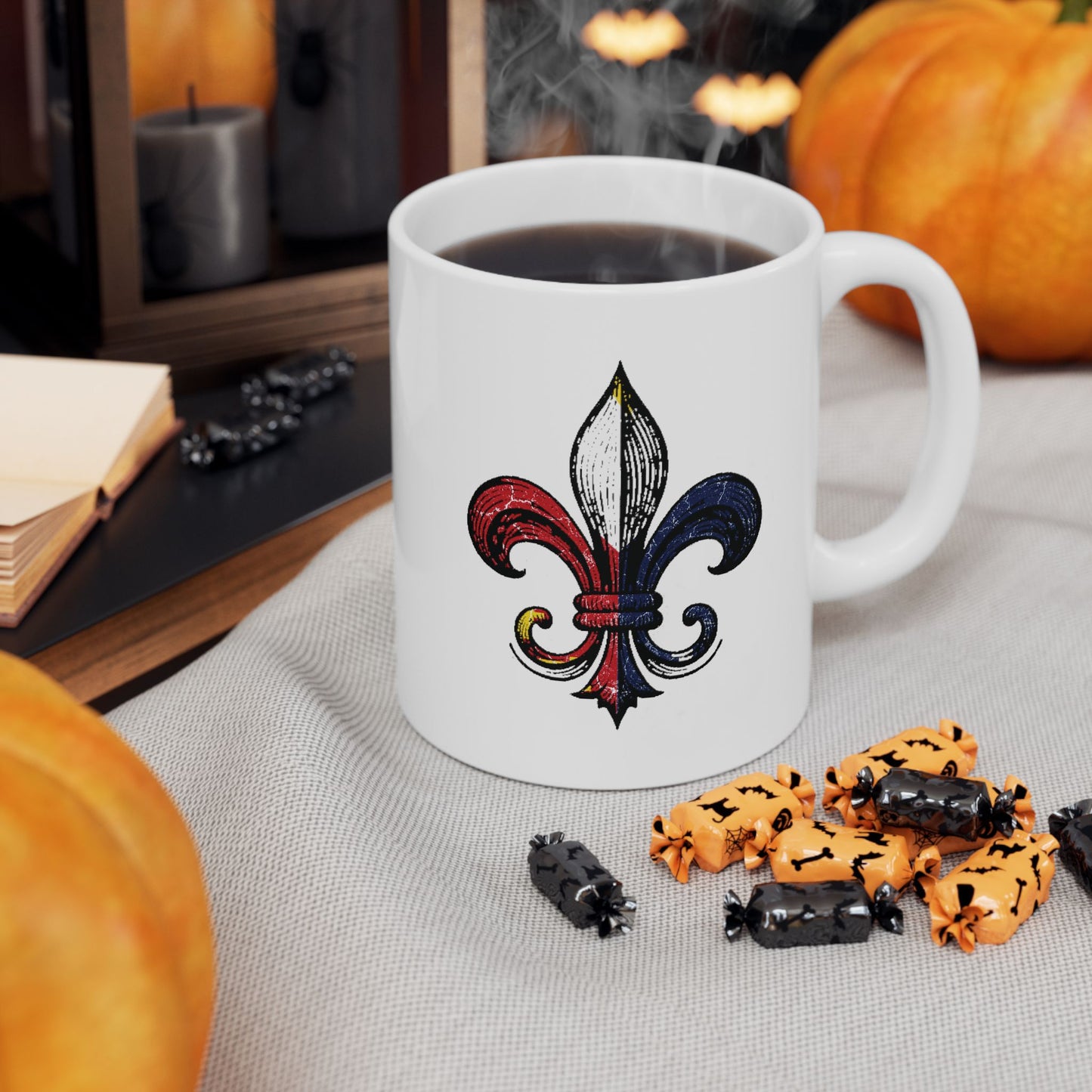 Cajun Fleur-de-lis Coffee Mug (11oz, 15oz)