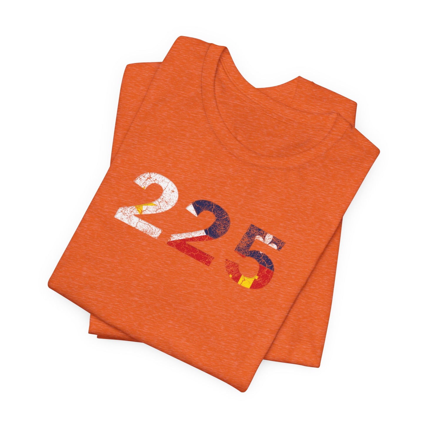 Cajun Flag 225 Area Code T-Shirt