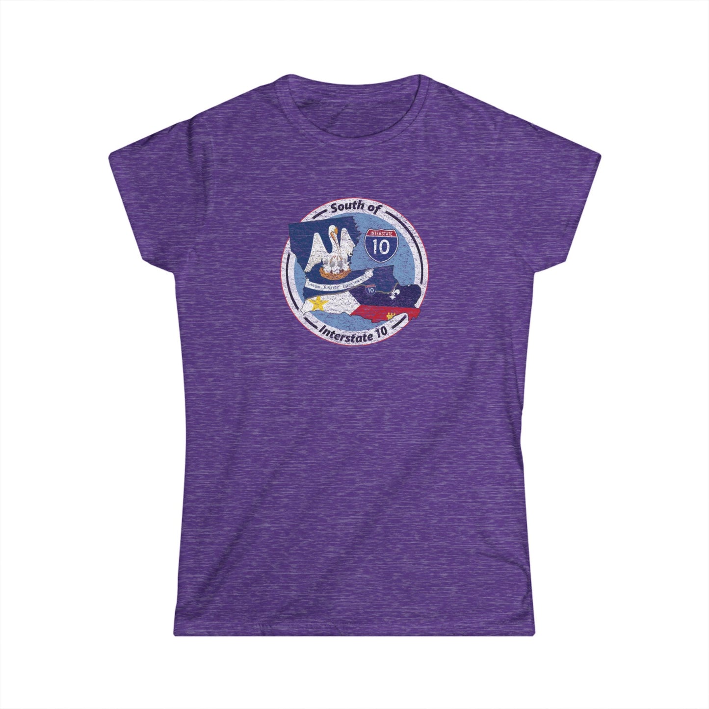 Women's South of Interstate 10 Cajun T-Shirt