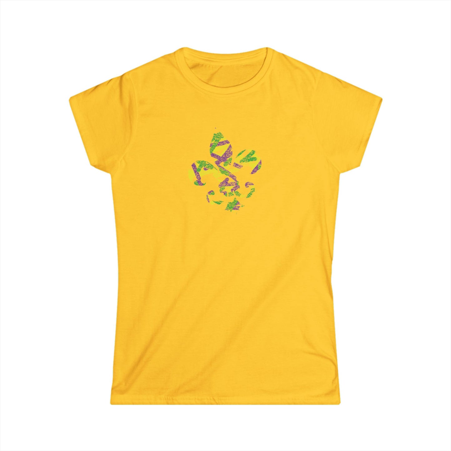 Women's Mardi Gras Fleur-de-Lis Cajun T-Shirt