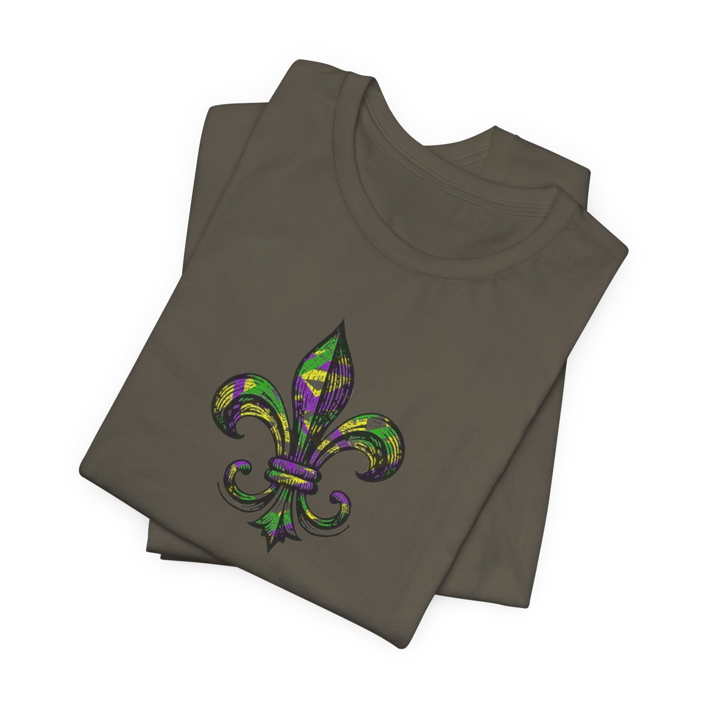 Mardi Gras Fleur-de-lis Cajun T-Shirt