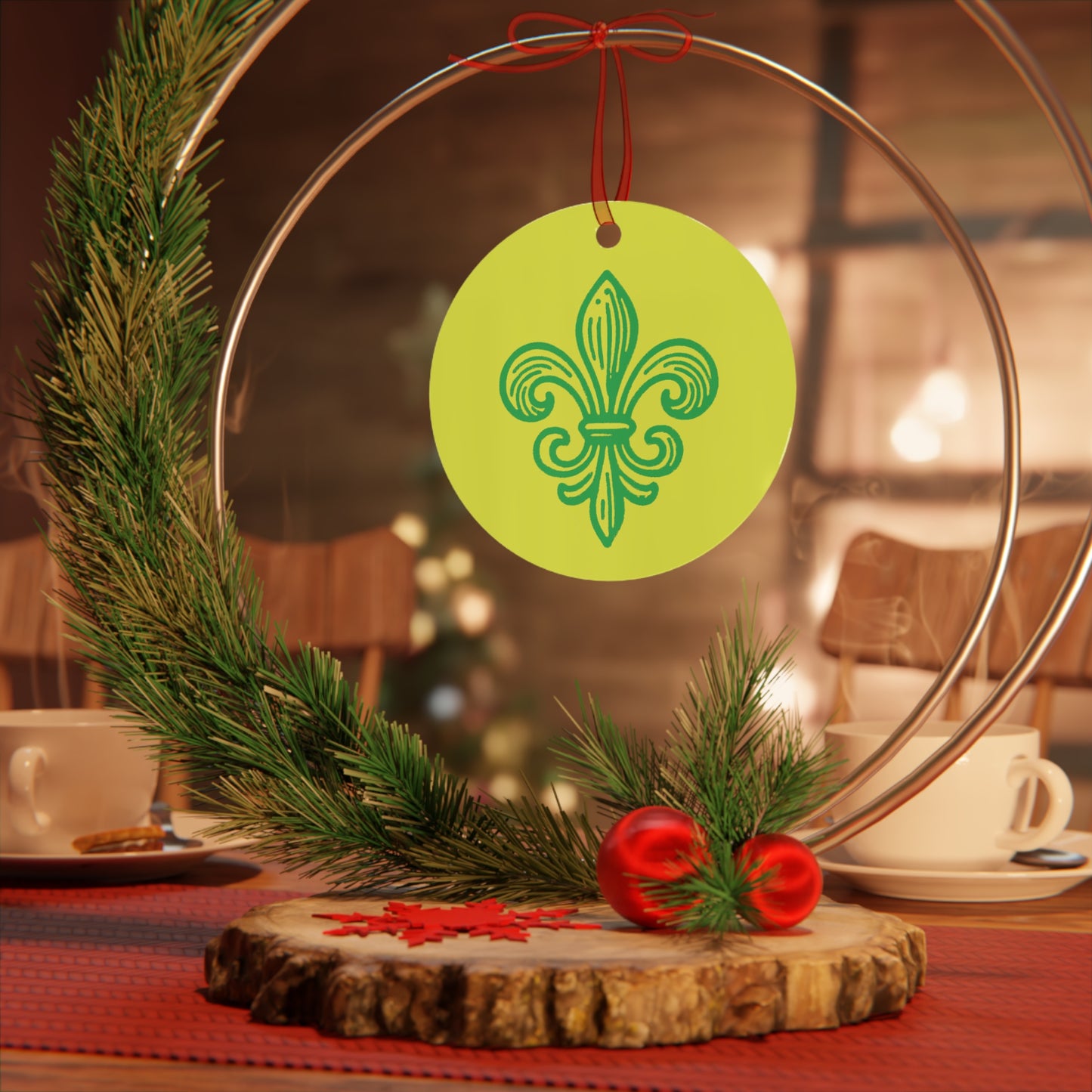 Mardi Gras Fleur-de-lis Ornament