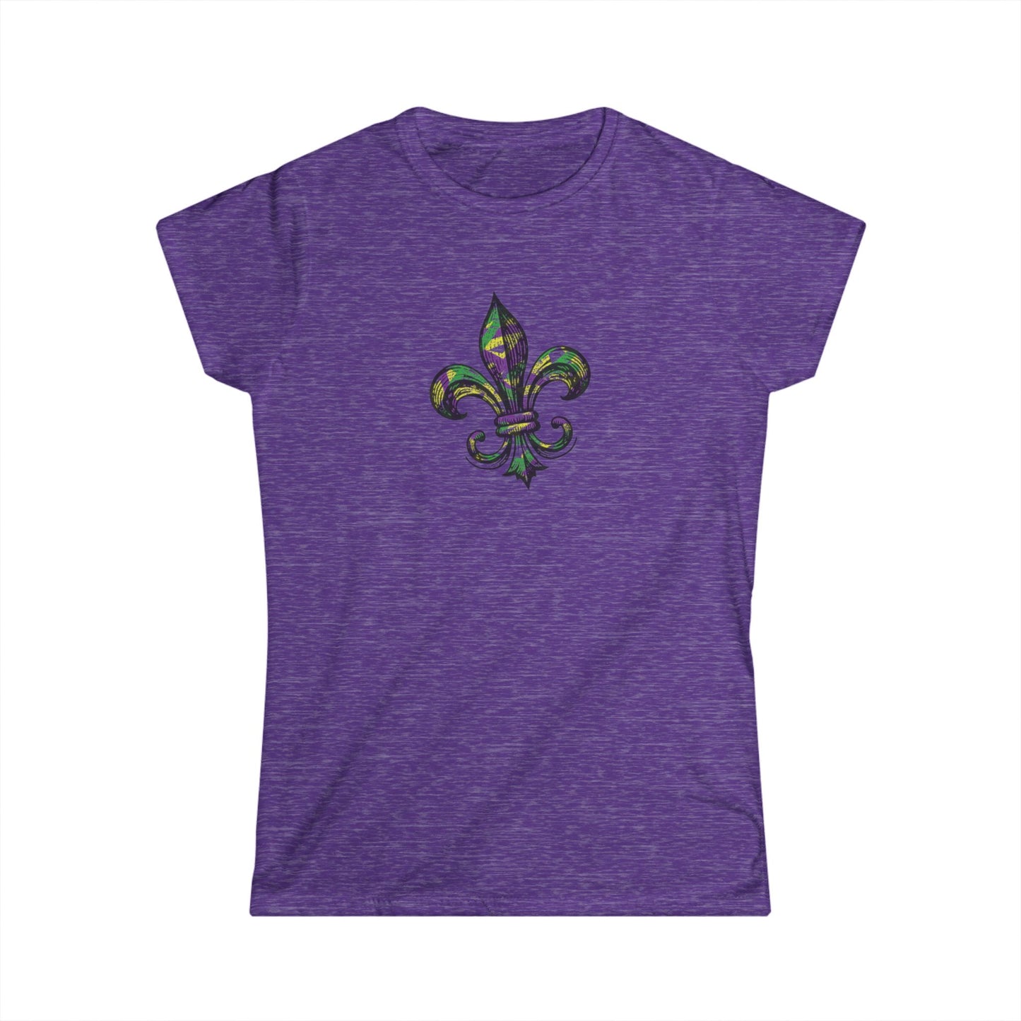 Women's Mardi Gras Fleur-de-Lis Cajun T-Shirt