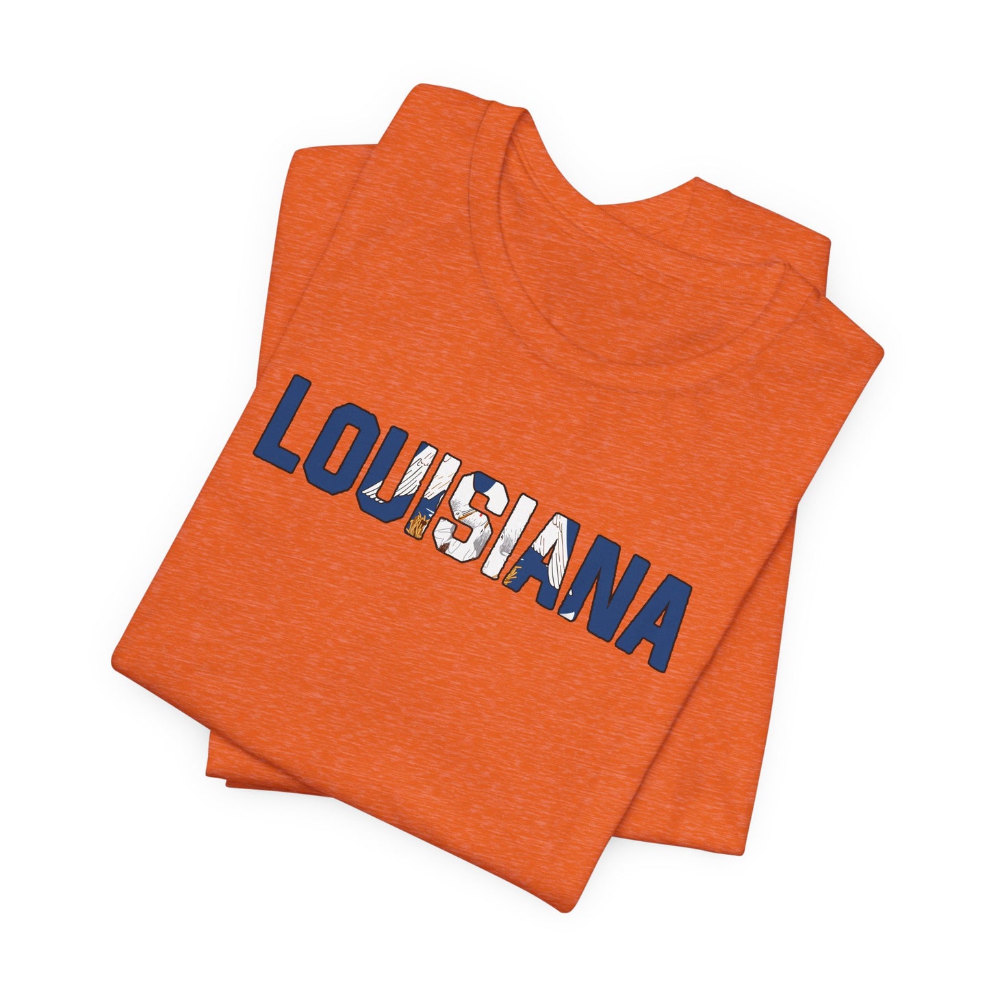 Louisiana with Flag T-Shirt