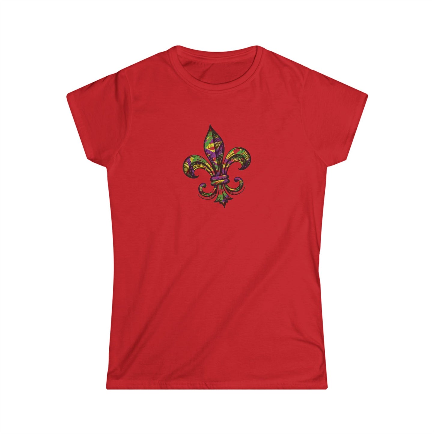 Women's Mardi Gras Fleur-de-Lis Cajun T-Shirt