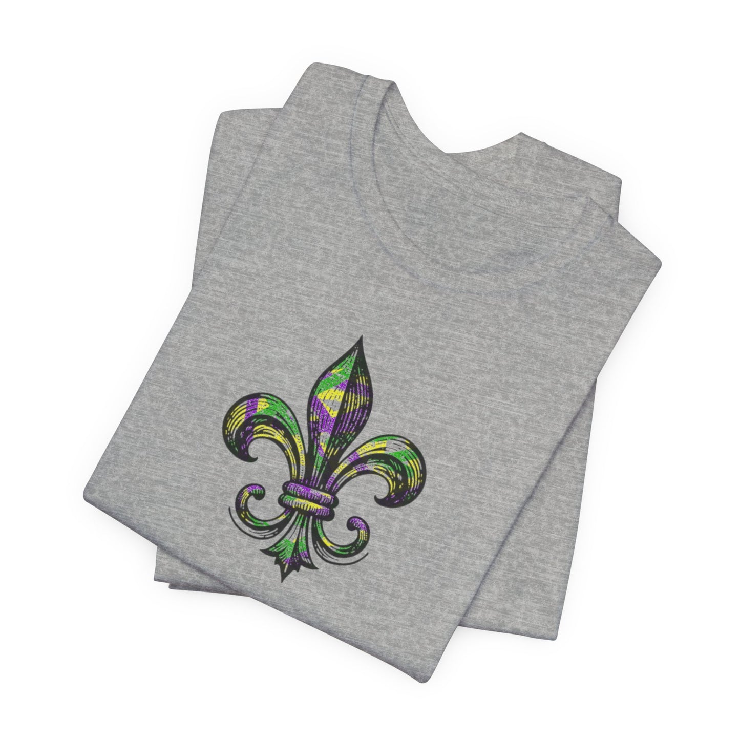 Mardi Gras Fleur-de-lis Cajun T-Shirt