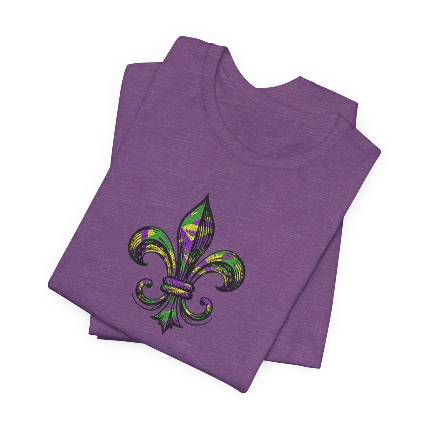 Mardi Gras Fleur-de-lis Cajun T-Shirt