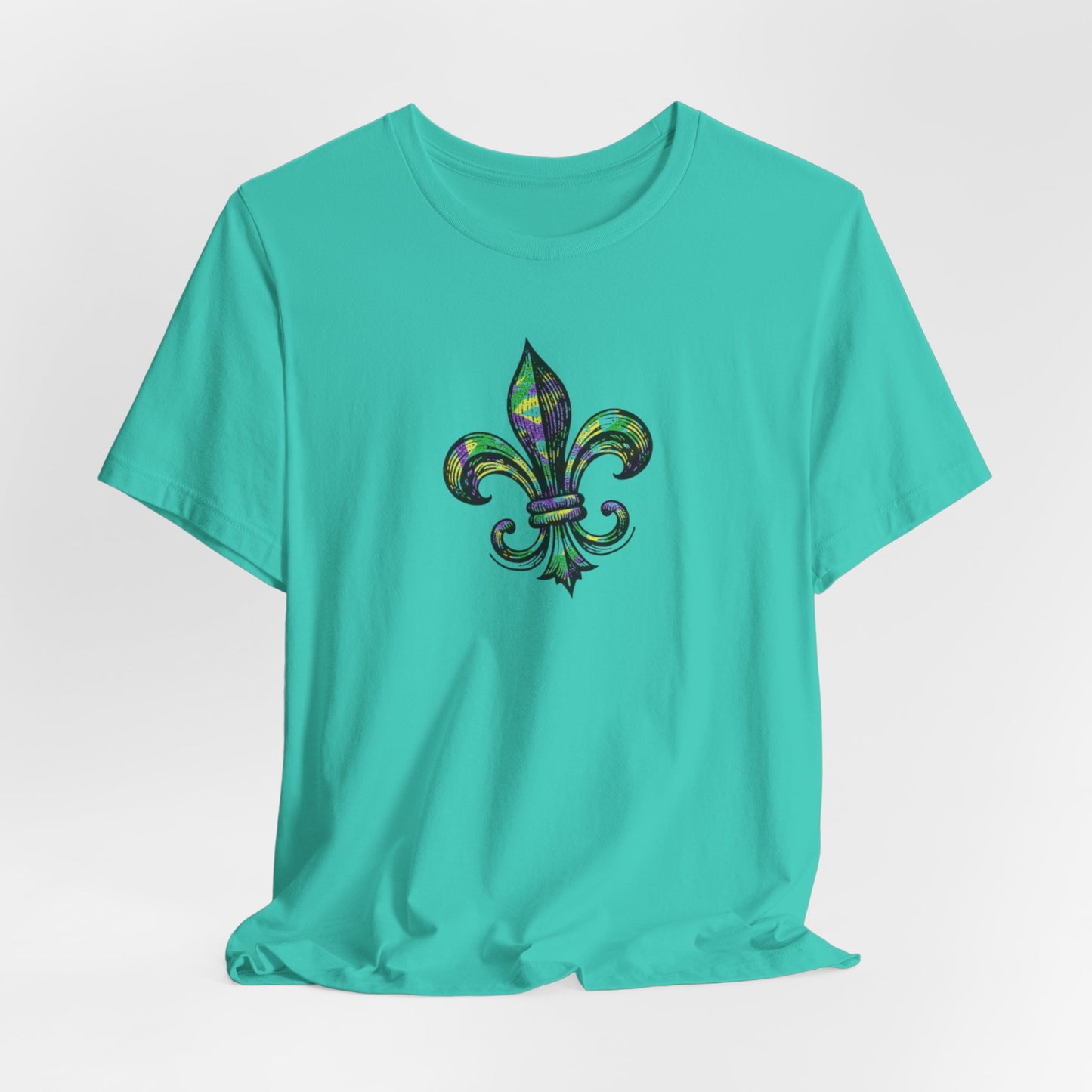 Mardi Gras Fleur-de-lis Cajun T-Shirt