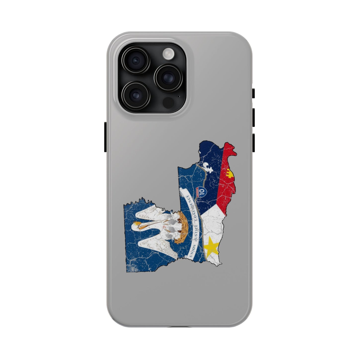 South of Interstate 10 Map Cajun Phone Case
