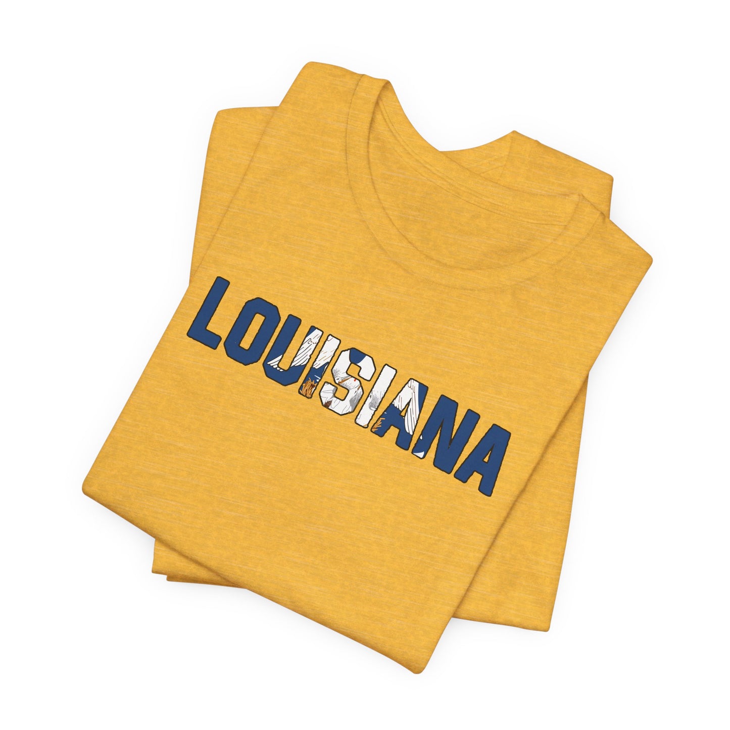 Louisiana with Flag T-Shirt