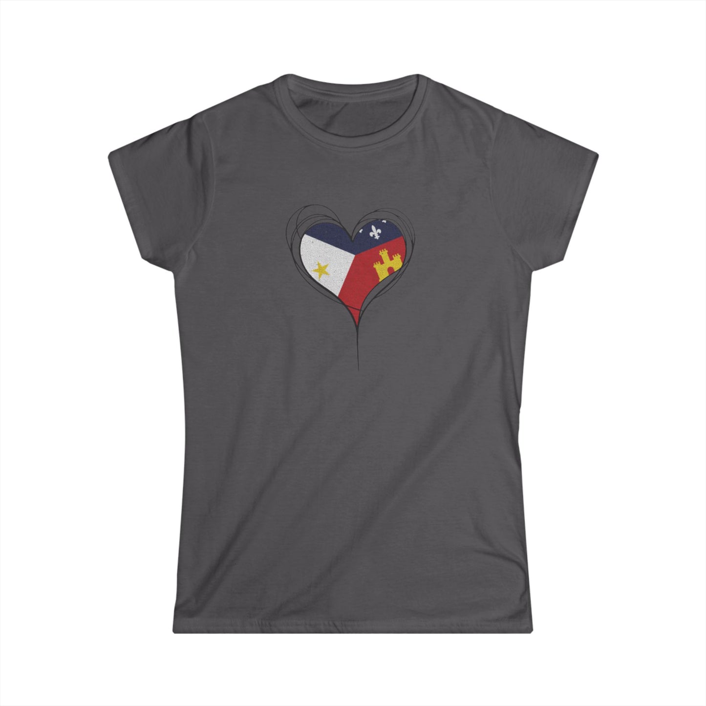 Women's Cajun Heart T-Shirt