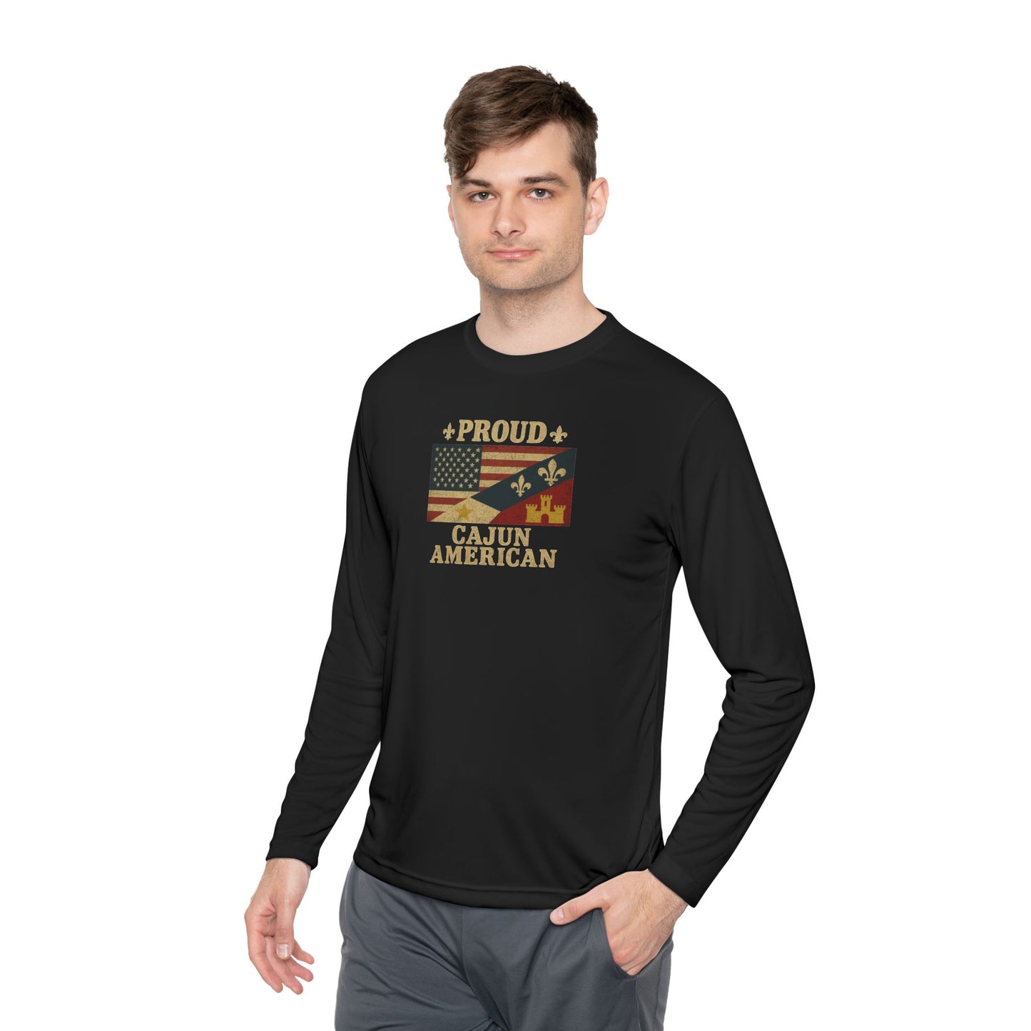 Proud Cajun-American Long Sleeve T-Shirt