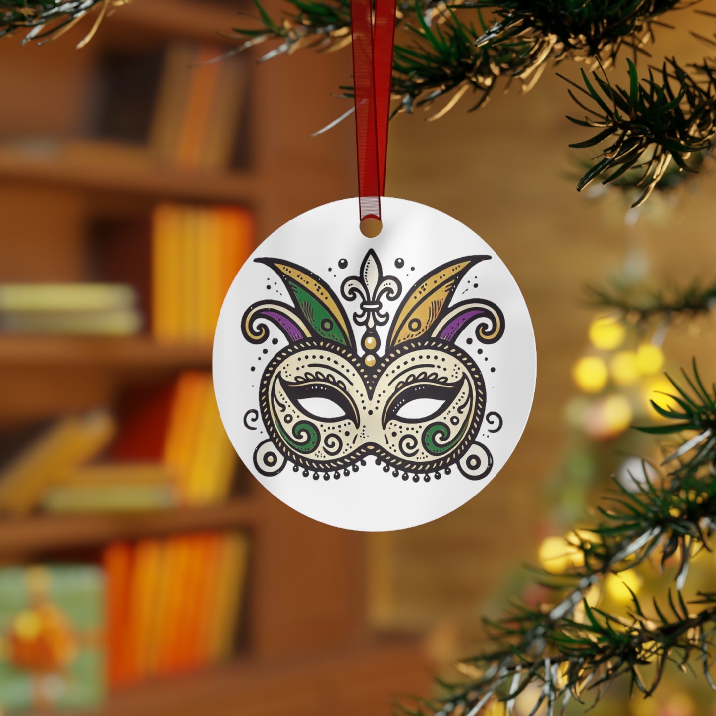 Mardi Gras Mask Ornament