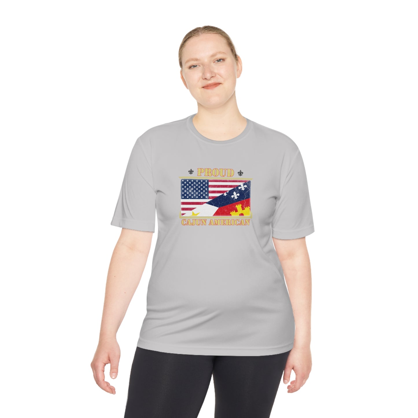 Cajun-American Proud Dry Fit T-Shirt