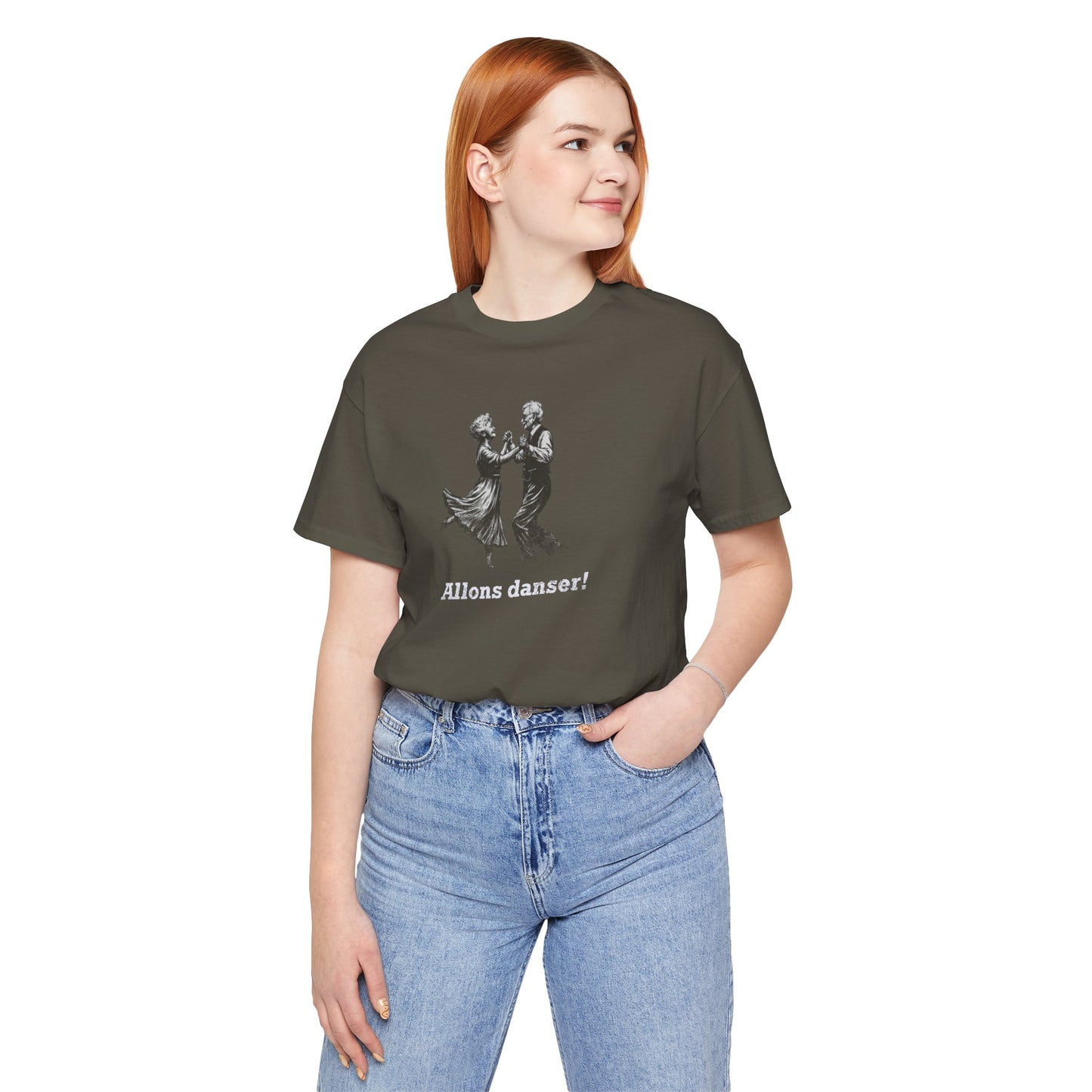 Allons Danser Cajun French T-Shirt (Let's Dance)