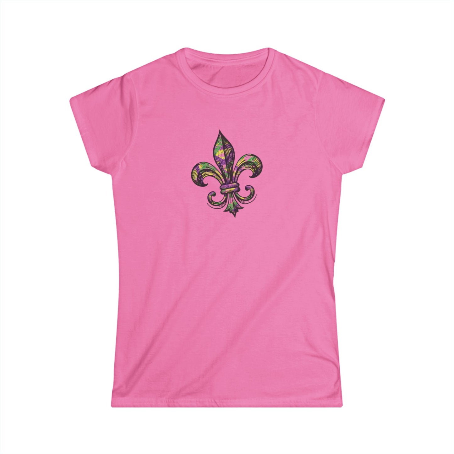 Women's Mardi Gras Fleur-de-Lis Cajun T-Shirt