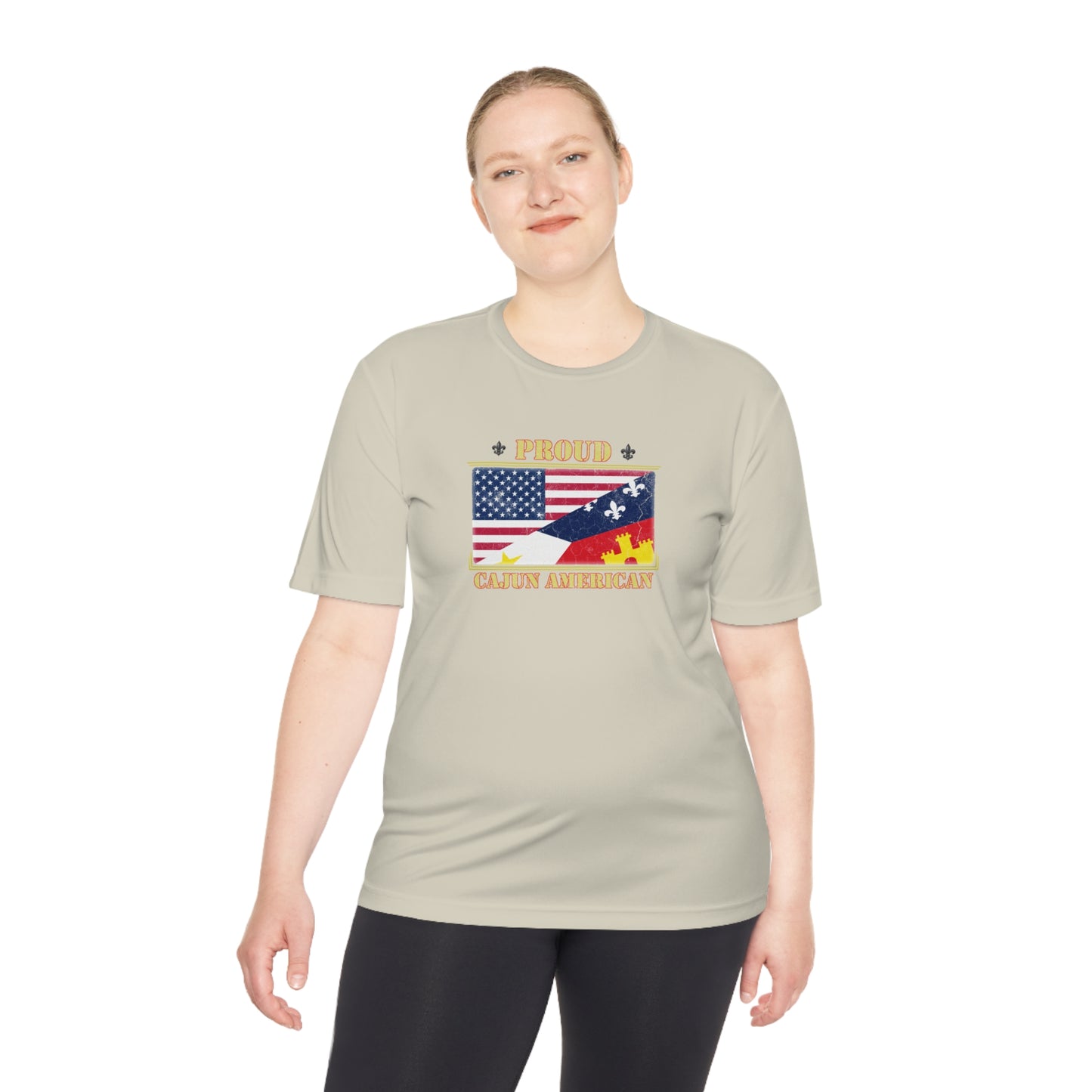 Cajun-American Proud Dry Fit T-Shirt