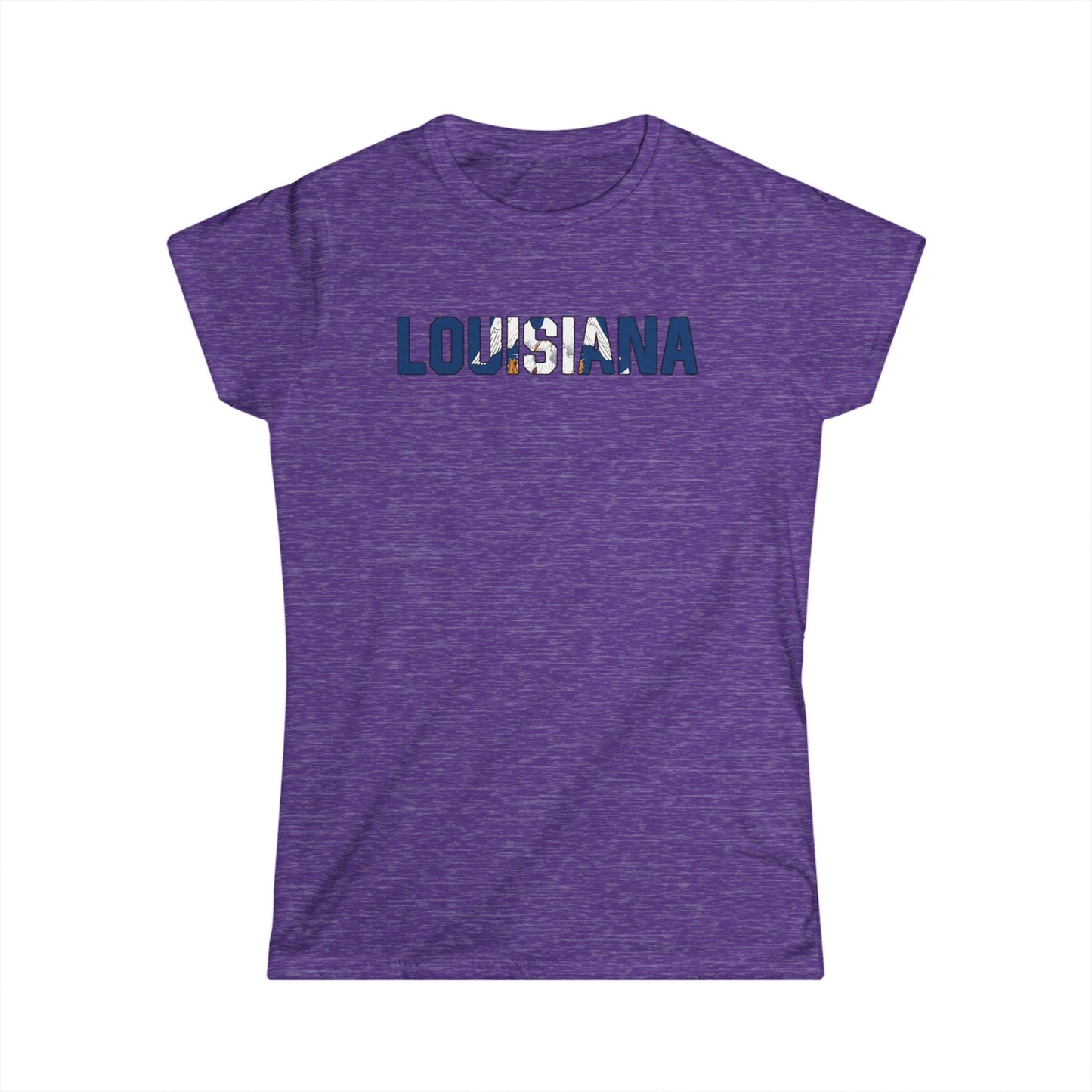 Women's Louisiana with Flag T-Shirt