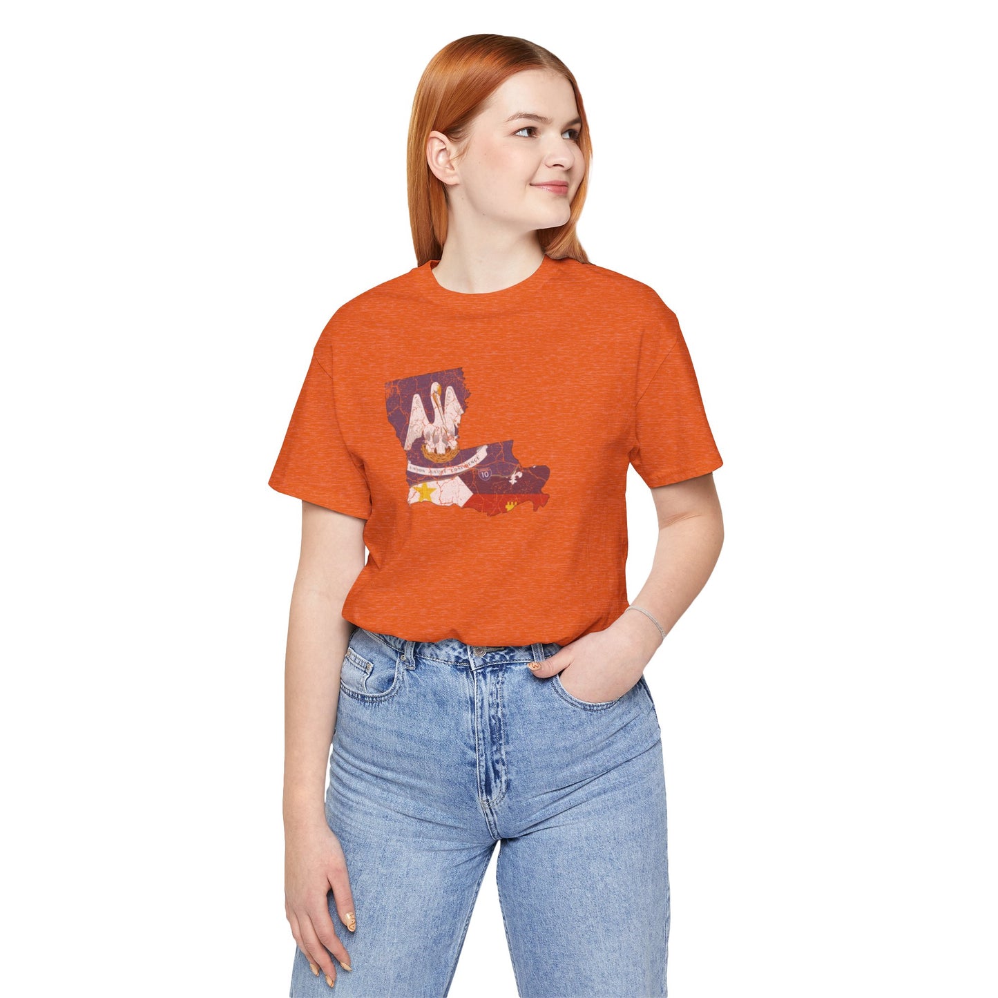 South of Interstate 10 Map Cajun Shirt