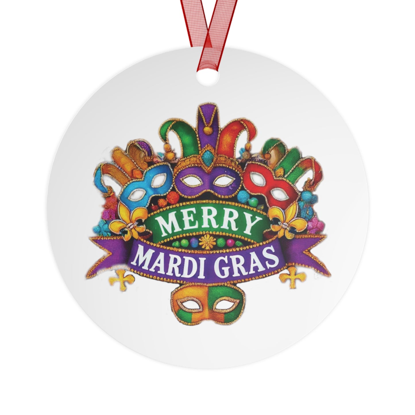 Merry Mardi Gras Ornament