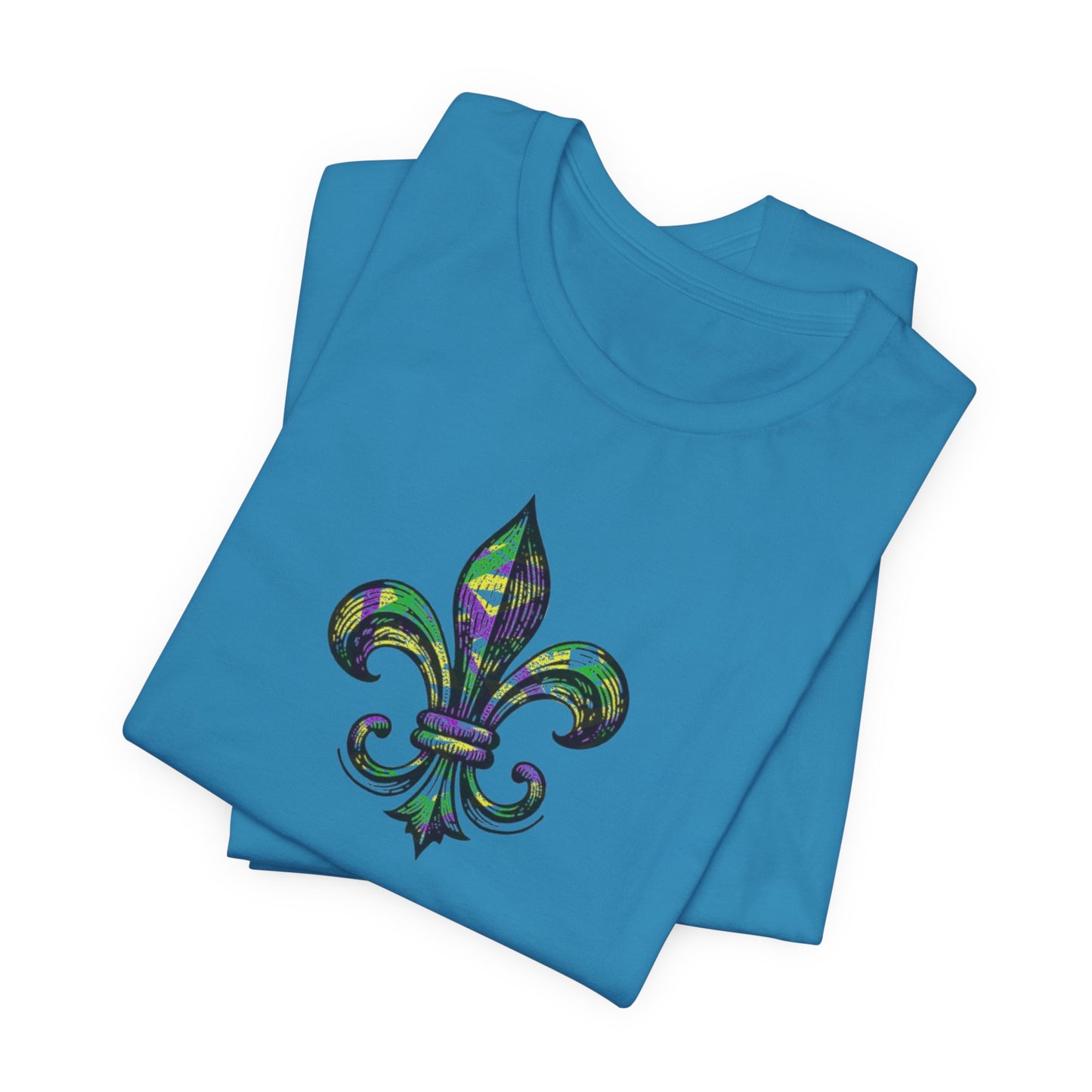 Mardi Gras Fleur-de-lis Cajun T-Shirt