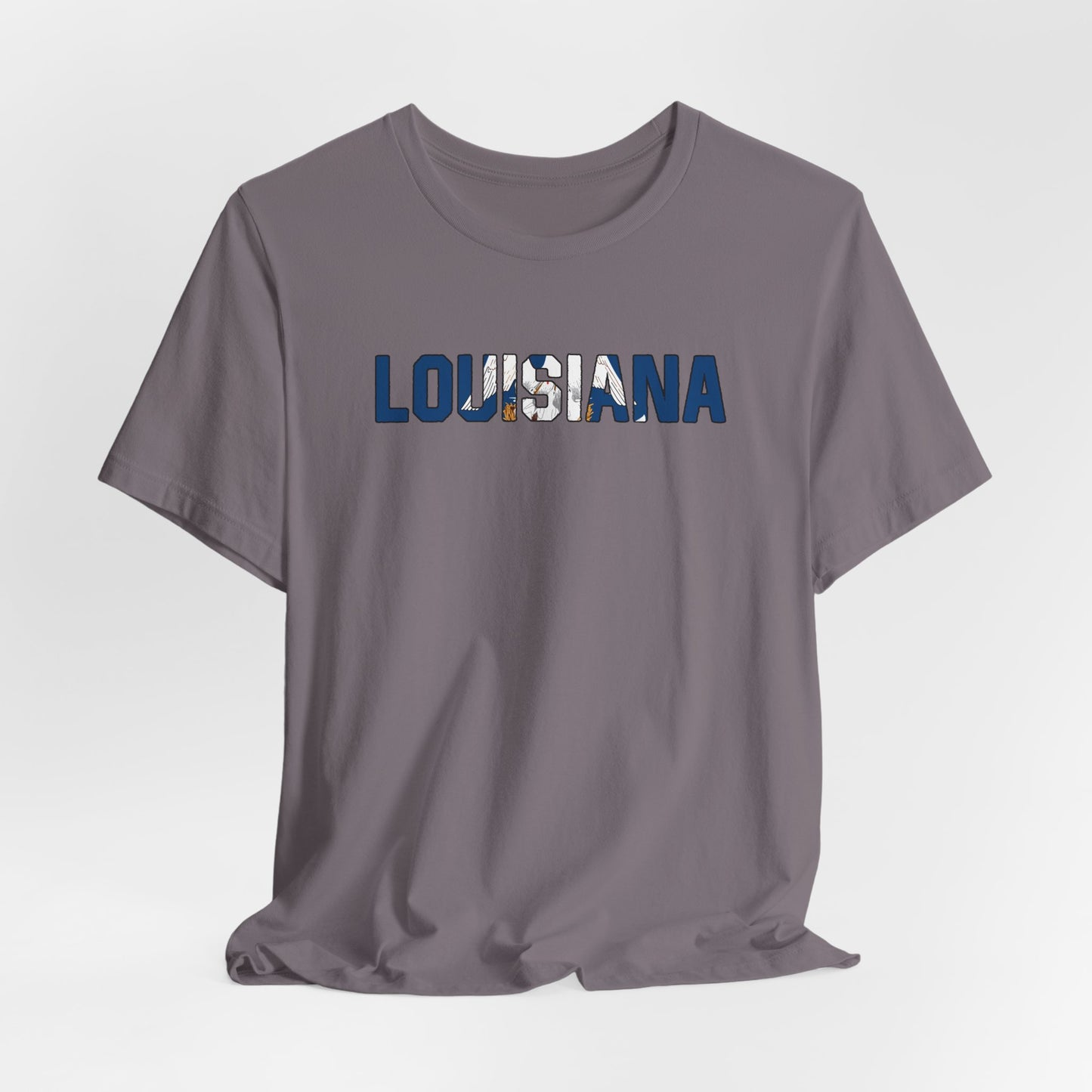 Louisiana with Flag T-Shirt