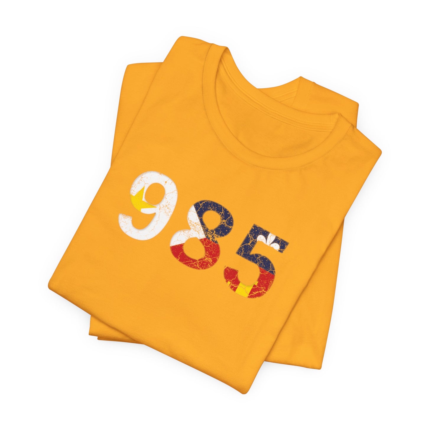 Cajun Flag 985 Area Code T-Shirt