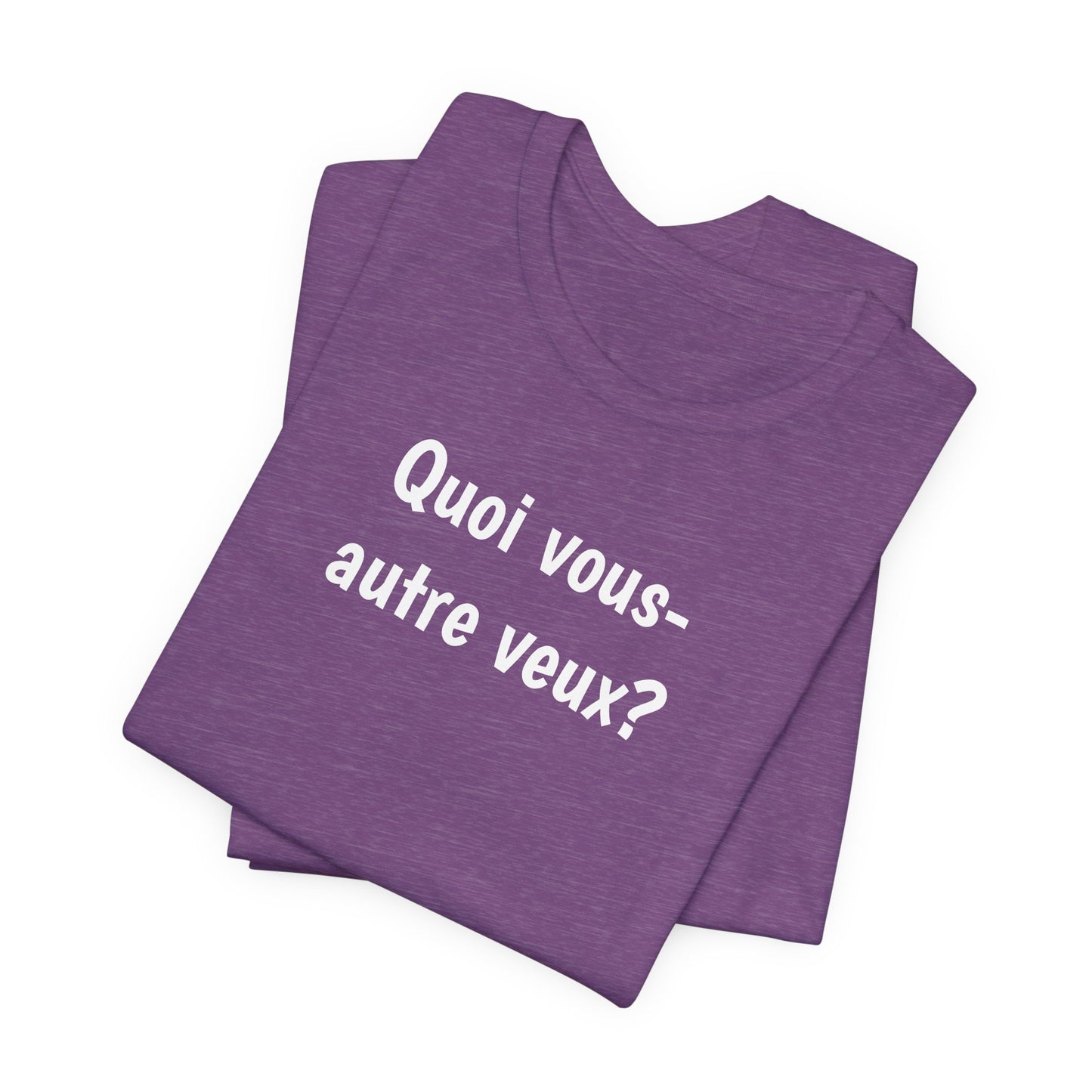 Quoi vous-autre veux? Cajun French T-Shirt