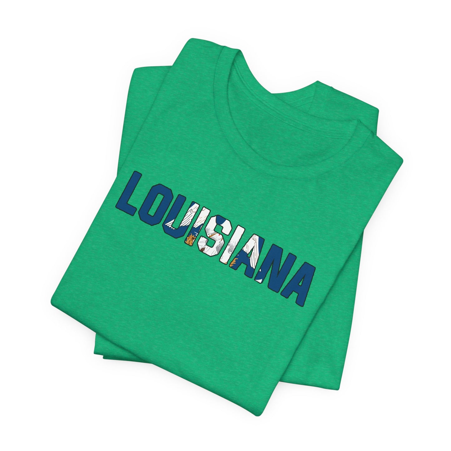 Louisiana with Flag T-Shirt