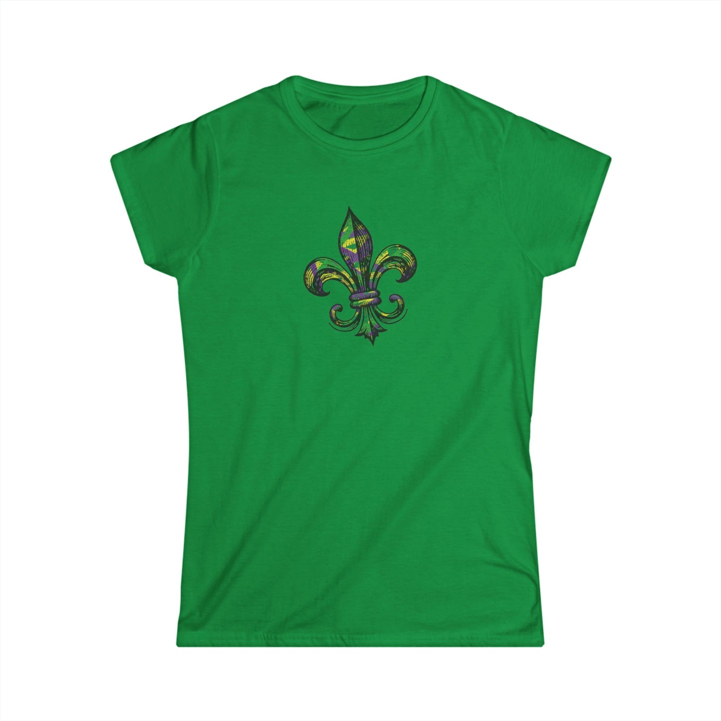 Women's Mardi Gras Fleur-de-Lis Cajun T-Shirt
