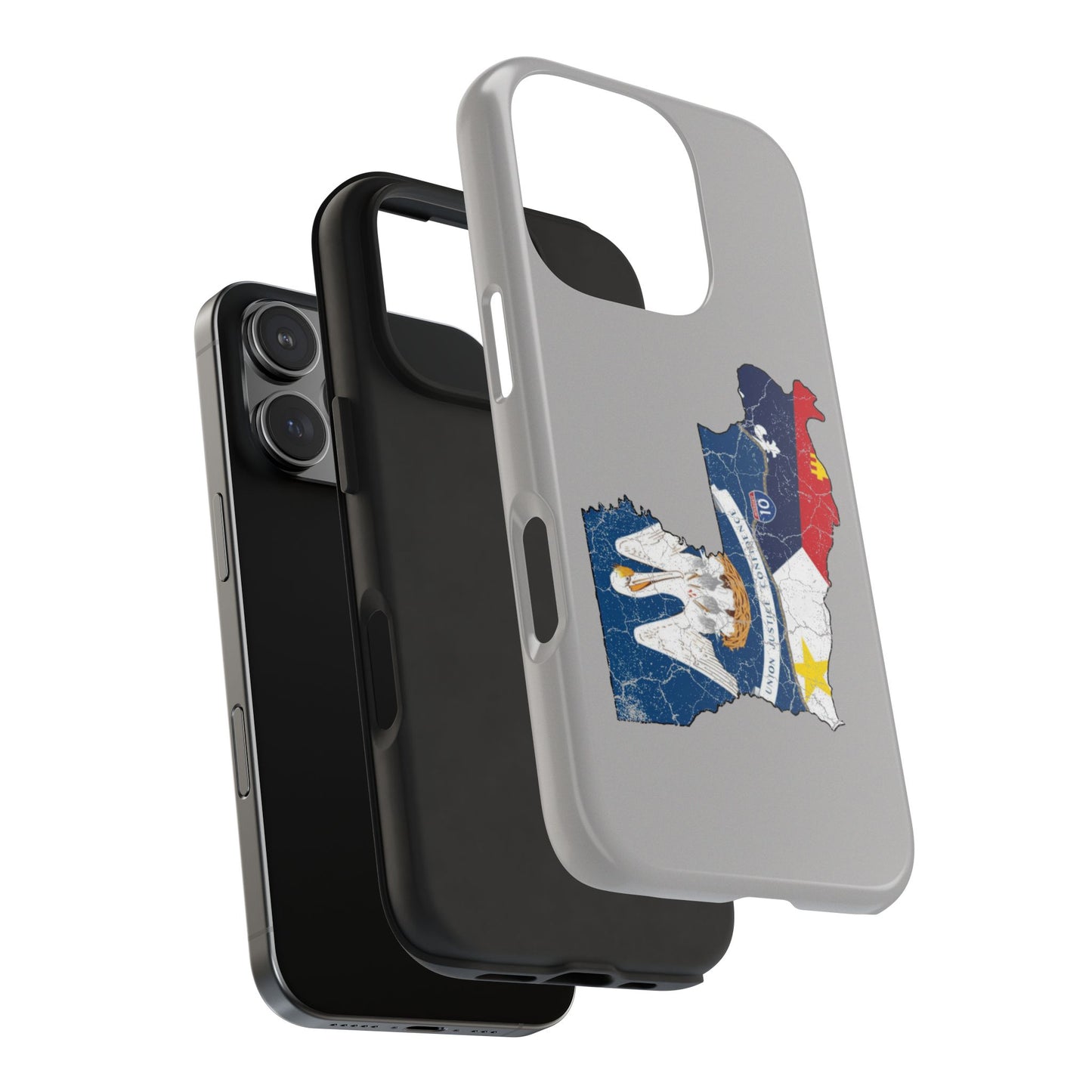 South of Interstate 10 Map Cajun Phone Case