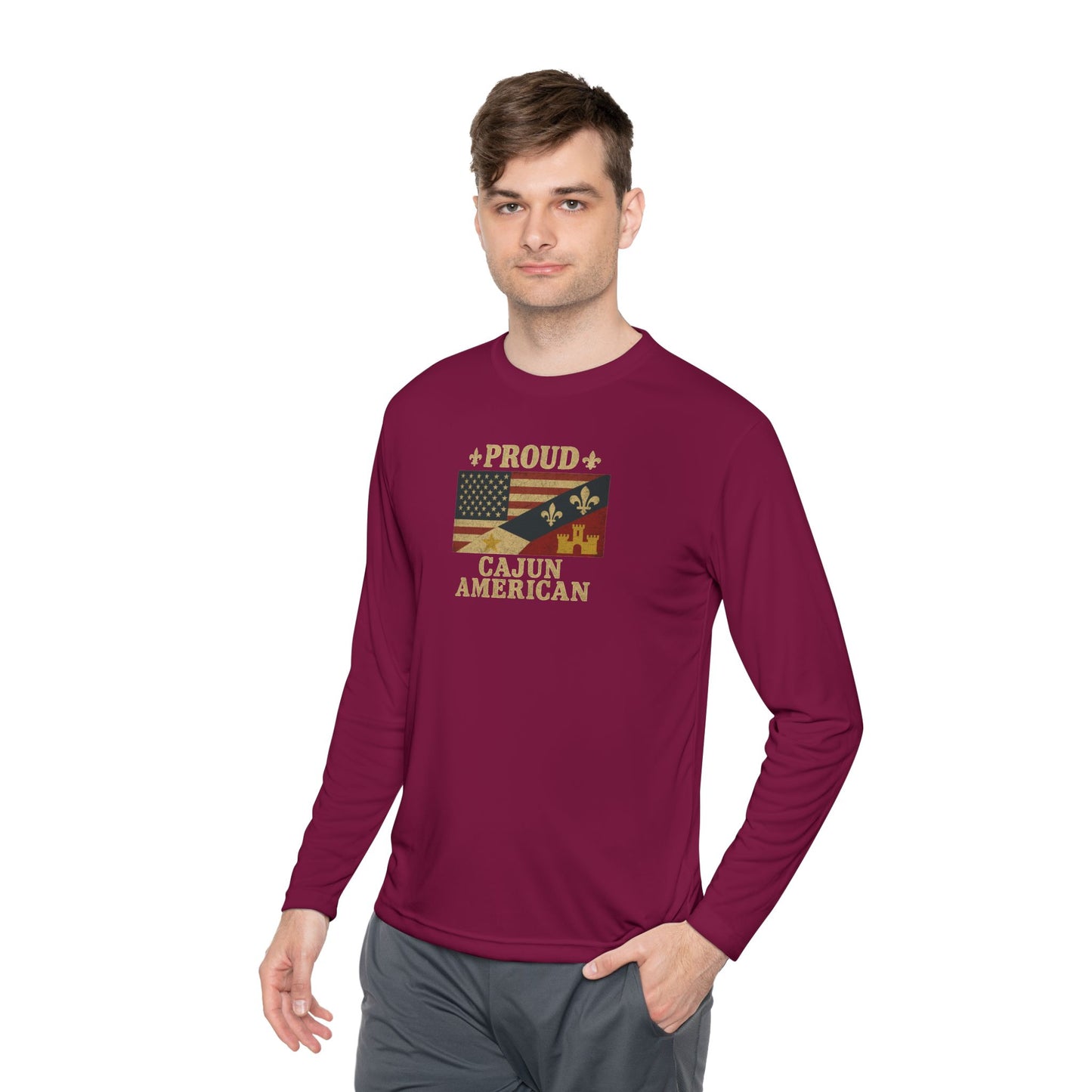 Proud Cajun-American Long Sleeve T-Shirt